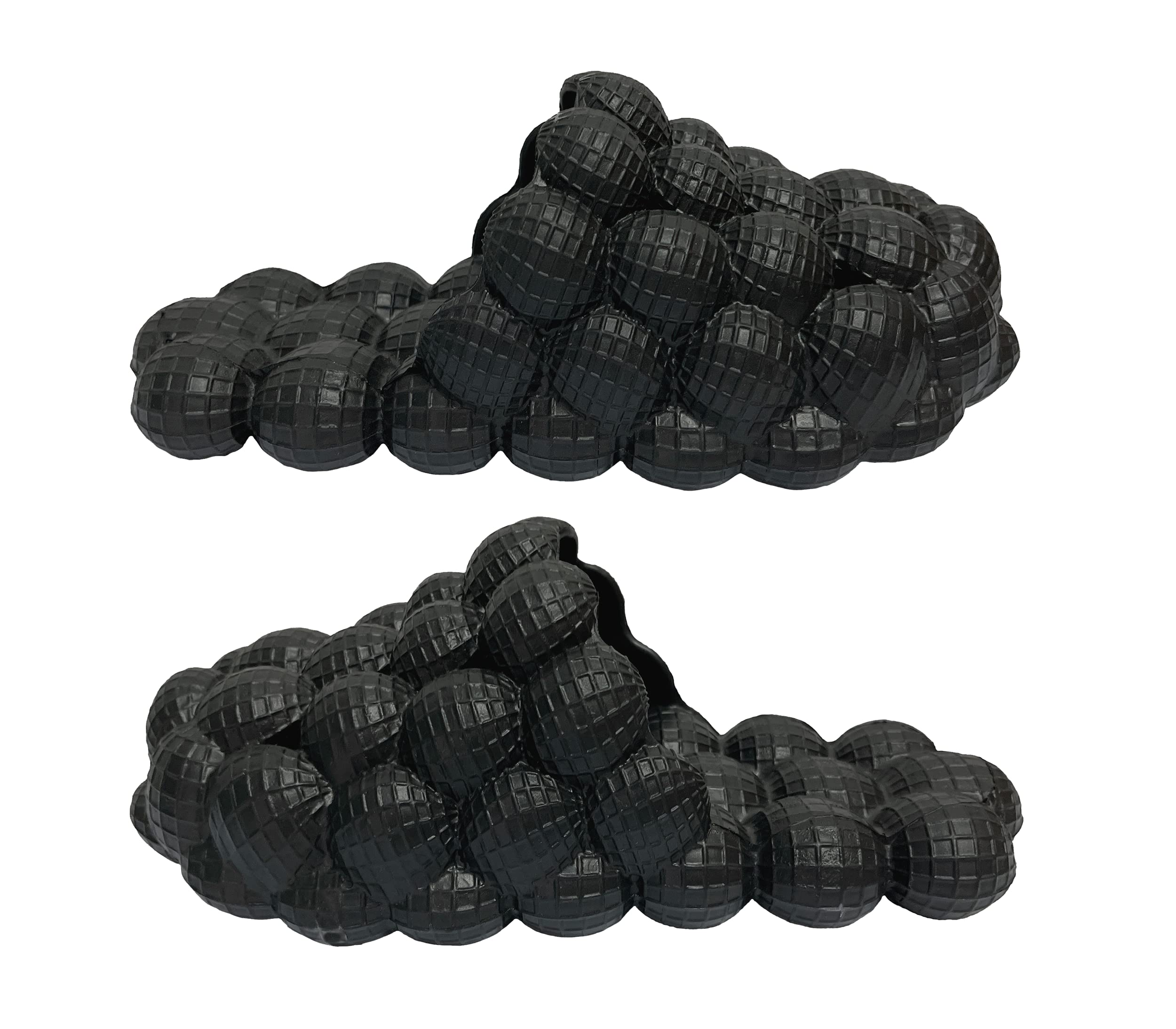 Reflexology Massage Slippers for Men & Women - Anti-Slip Lychee Bubble House Slippers with Comfortable Arch Support - Perfect for Relaxation, Spa, Home & Office Use