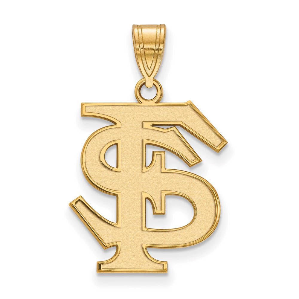 10k Yellow Gold Florida State Pendant - Perfect for Gifts & Travel