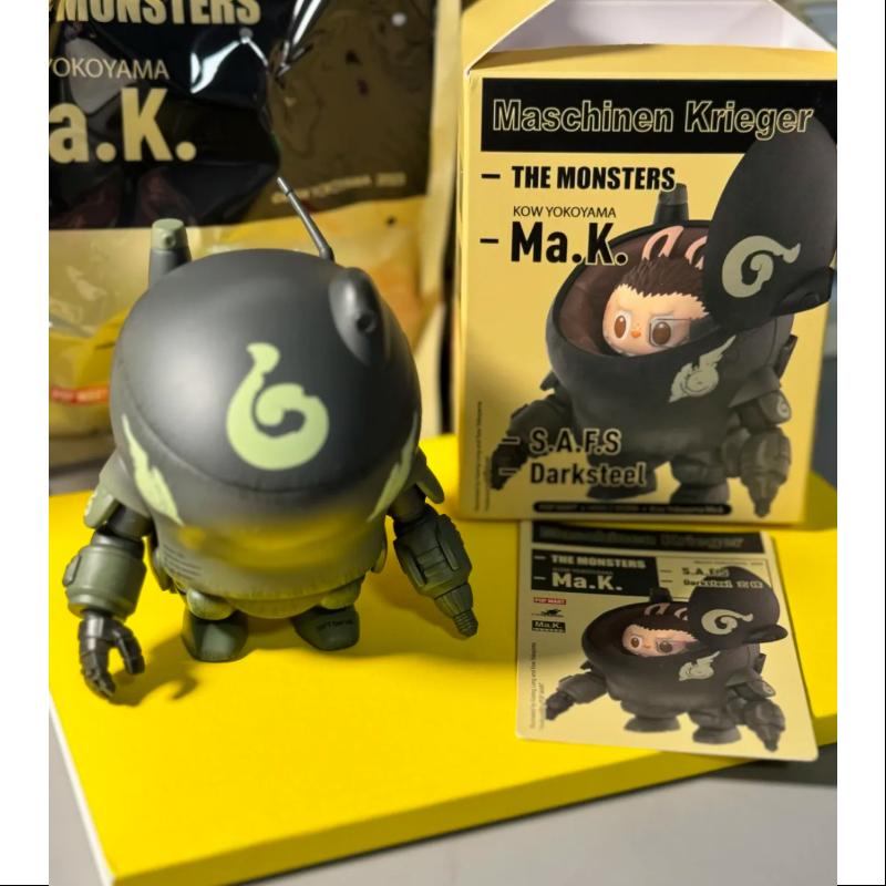 Labubu The Monsters X Kow Yokoyama Ma.k. Series Darksteel Action Figure - Limited Edition Collectible for Anime & Sci-Fi Fans - Perfect for Display, Gifts, and Cosplay Props