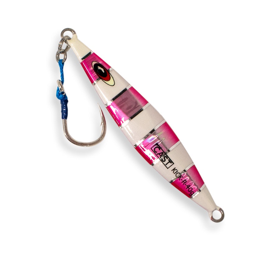 Cast Slow Pitch Jig Kick R 40g - Premium Saltwater Fishing Lure for Bass, Snapper & Grouper | Perfect for Offshore & Deep Sea Fishing