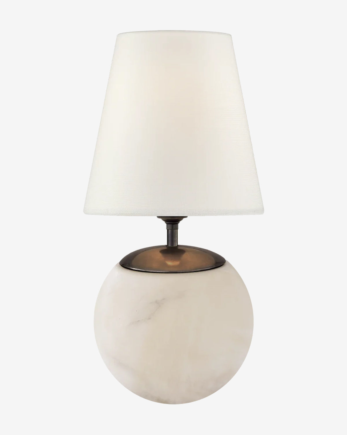 Terri Round Table Lamp - Modern LED Nightstand Light for Bedroom, Living Room & Office - Warm White & Adjustable Brightness