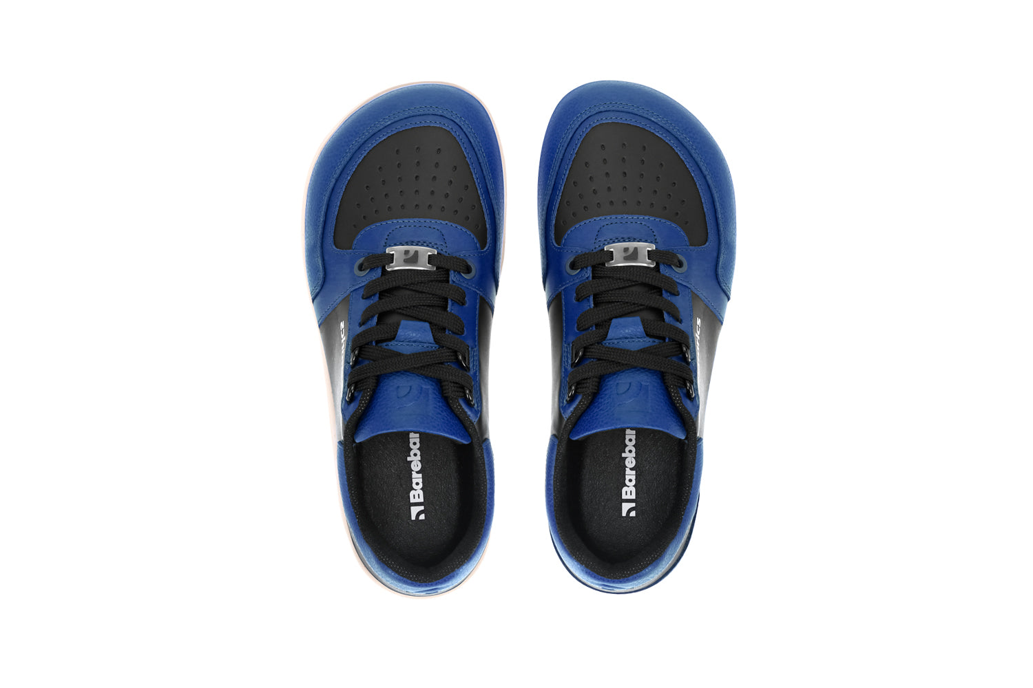 Barefoot Sneakers for Men & Women - Barebarics Wave Black & Blue Minimalist Shoes | Lightweight, Flexible & Comfortable for Running, Walking & Everyday Wear
