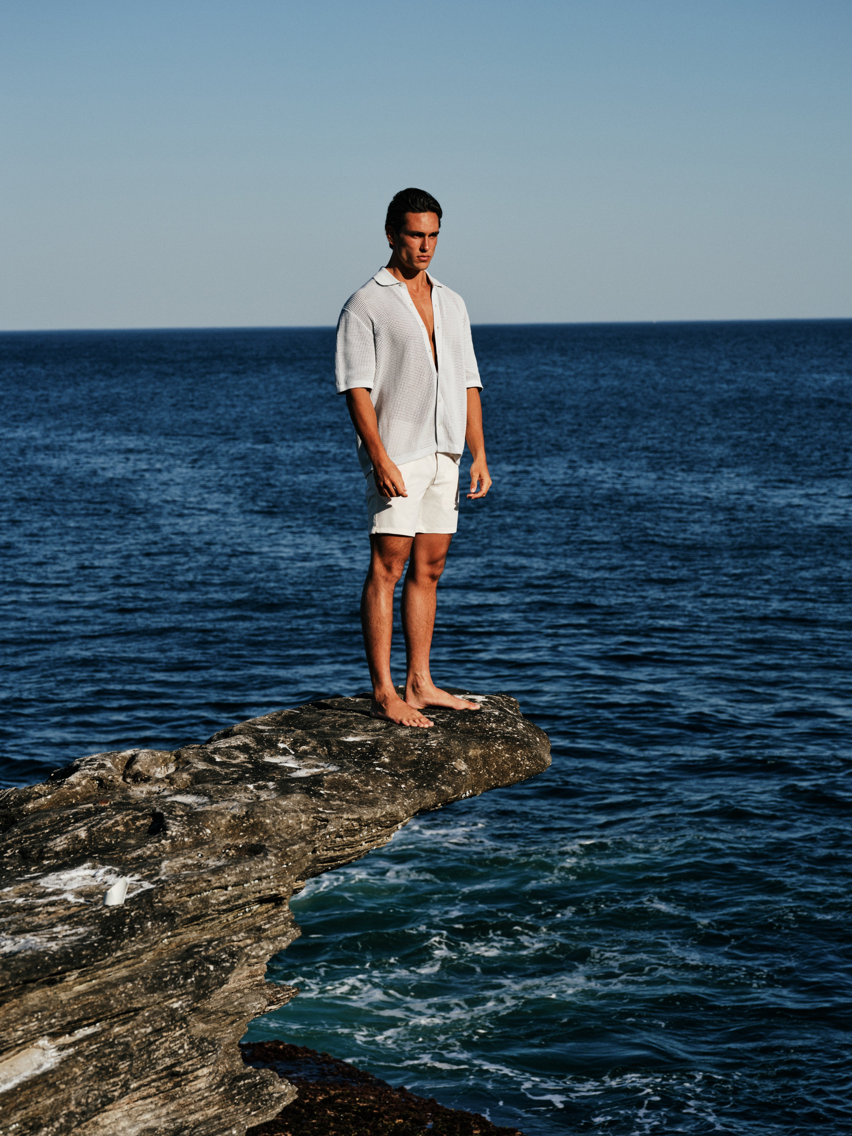 The Salvatore Short Sleeve Shirt - Arctic Blue Casual Button Down Shirt for Men | Perfect for Summer Outfits, Beach Vacations & Office Wear