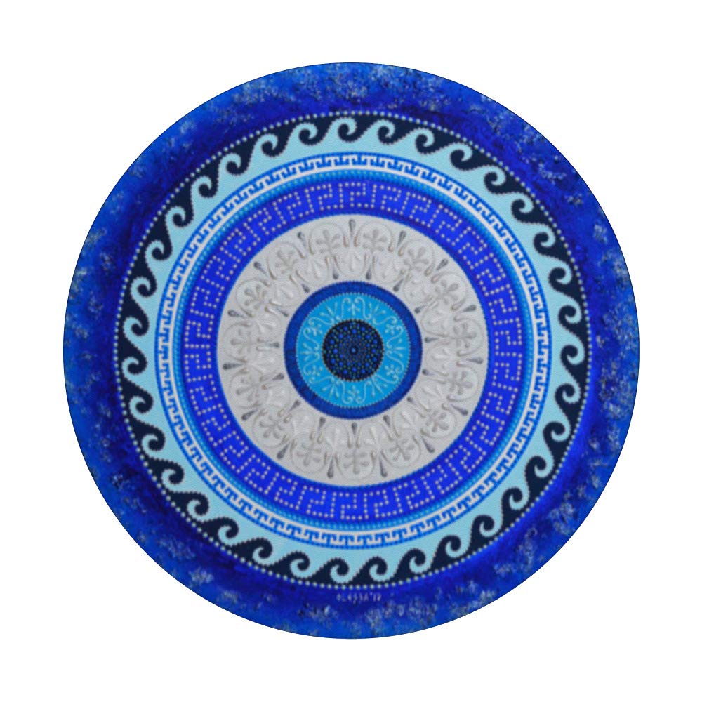 Evil Eye Protection Charm Blue Eye Design PopGrip - Swappable Phone & Tablet Grip for Daily Use, Travel, and Office