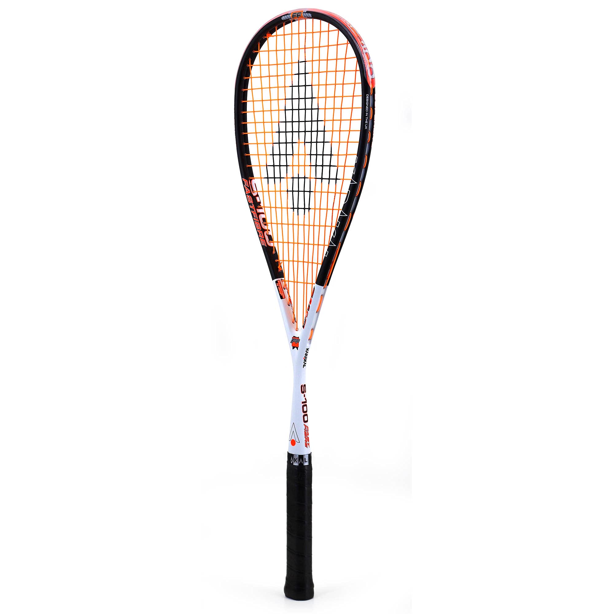 Karakal S-100 Fast Fibre (FF) Squash Racquet - Lightweight Performance Racket for Competitive Play & Training | Perfect for Indoor Court Sports & Squash Tournaments
