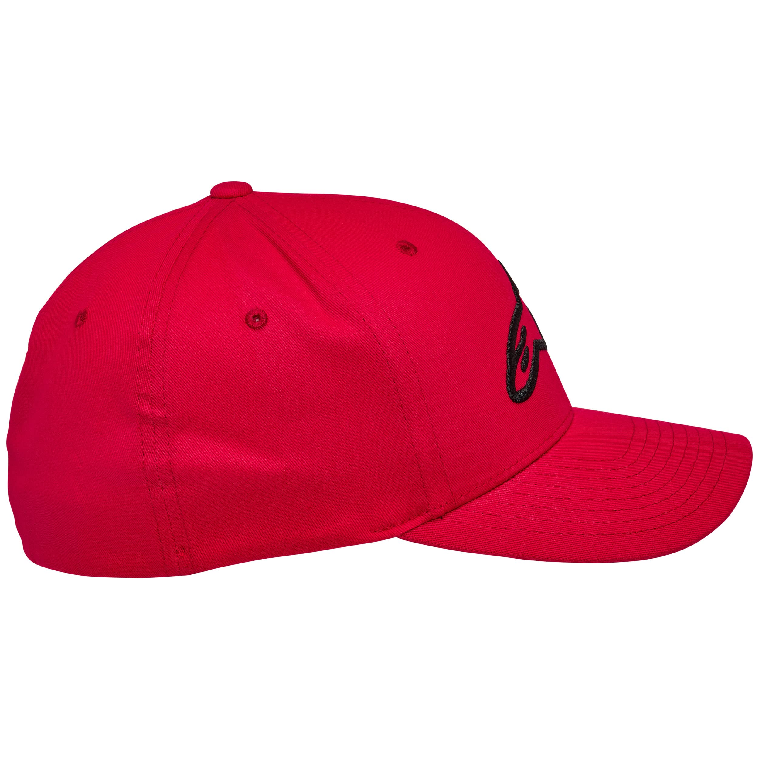 Alpinestars Standard Curve Hat - Red Baseball Cap for Men & Women - Comfortable Adjustable Fit for Motorcycle Riding, Outdoor Sports & Casual Wear