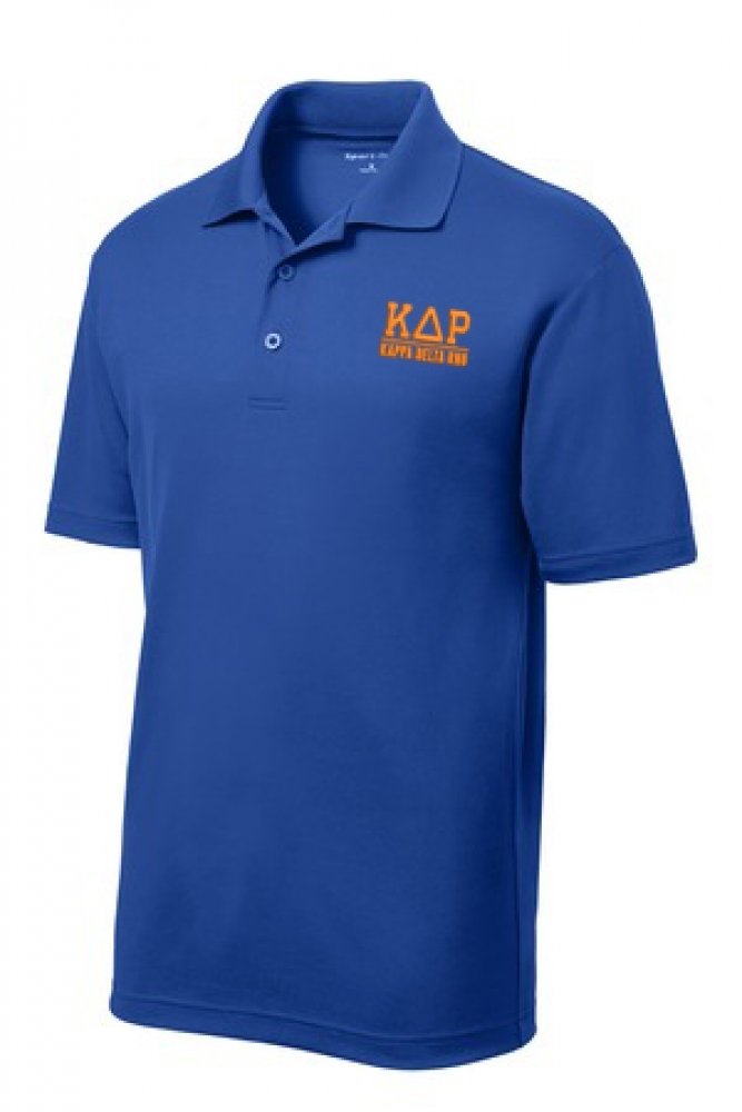 Kappa Delta Rho Greek Letter Polo Shirt - Comfortable & Stylish Fraternity Apparel for College Events & Social Gatherings