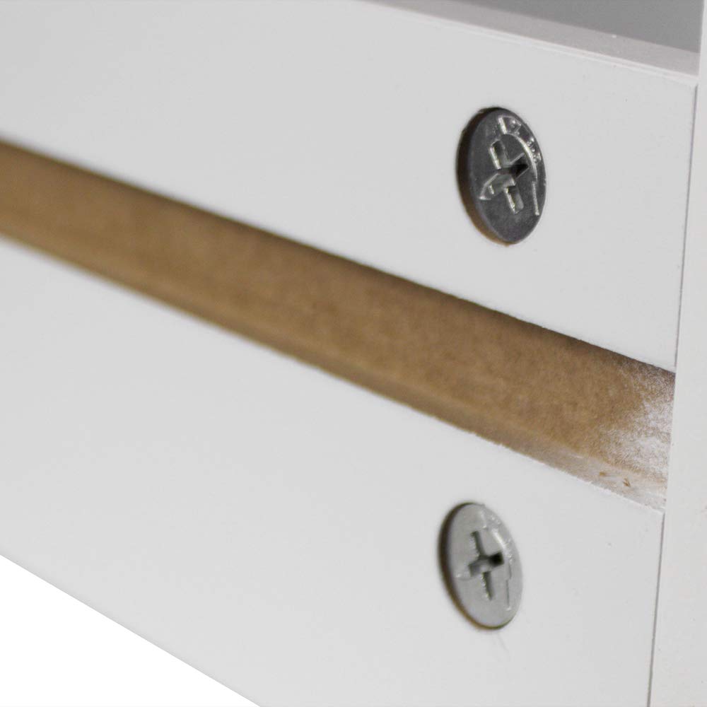 3-Drawer Nightstand with Storage - Fully Assembled White Bedside Table for Bedroom, Living Room | Perfect for Storing Books, Lamps & Bedroom Essentials