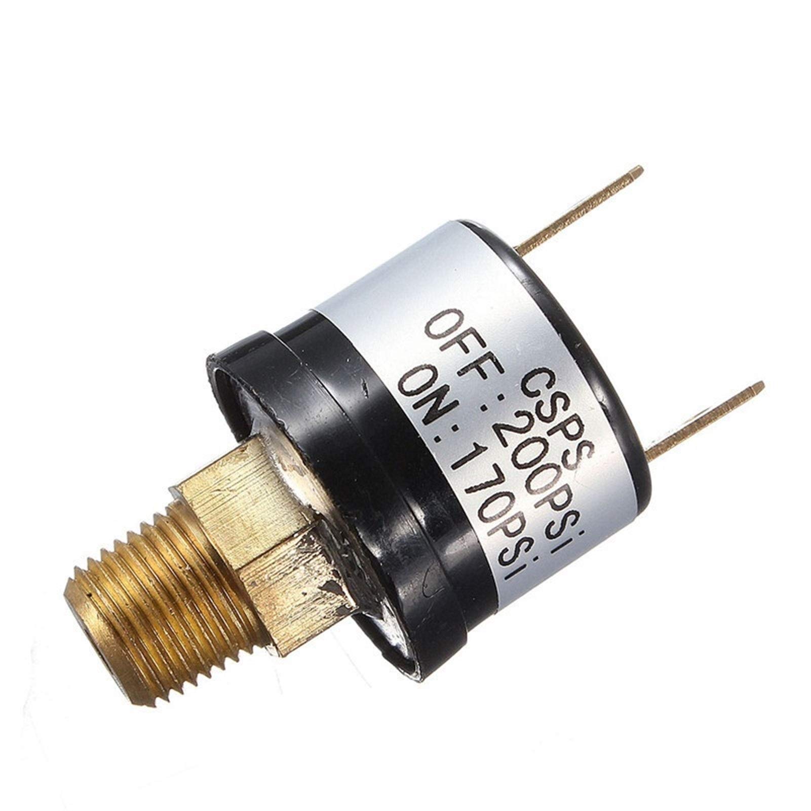 JIEIIFAFH 12V 3.5A DIY Trumpet Train Horn Kit with Air Compressor & 170-200 PSI Pressure Switch - Perfect for Trucks, Boats, and Emergency Vehicles