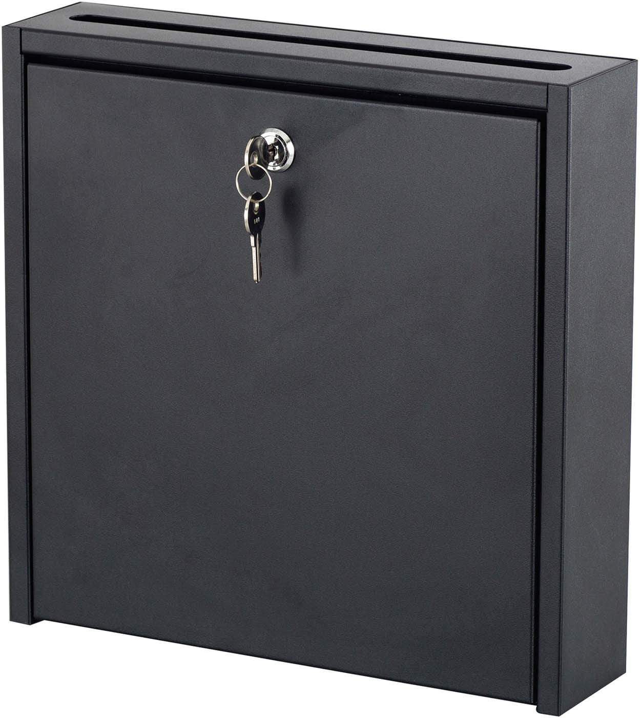 Interoffice Mailbox Small Black [4258BL] - Compact Office Mail Organizer for Letters & Documents - Perfect for Home, Office, or School Use