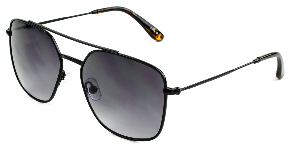 BERNARD Sunglasses for Men & Women - Black Tortoise Frame with Smoke Lens - UV Protection, Polarized, Fashionable & Durable - Perfect for Driving, Beach, Outdoor Activities