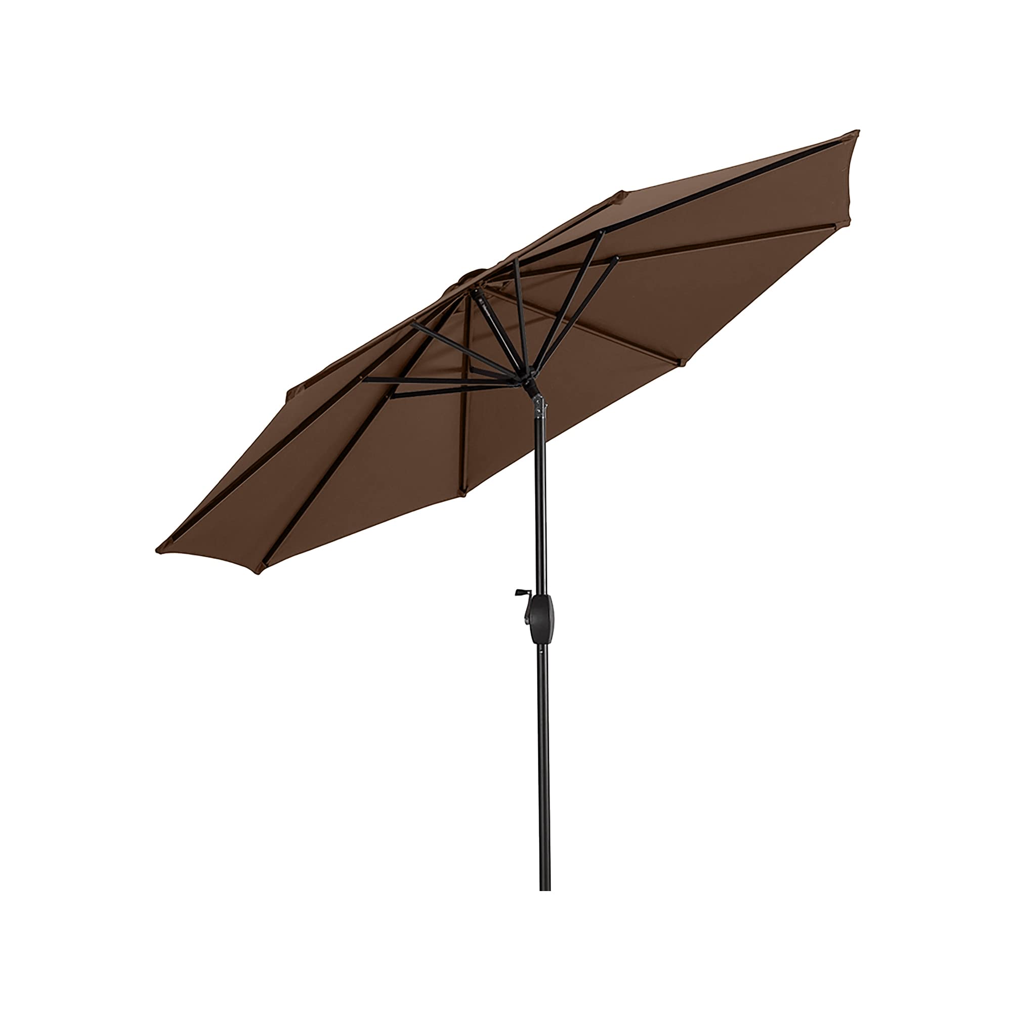 9ft WO Home Patio Umbrella - Round Outdoor Market Table Sun Shade for Garden, Poolside, and Backyard Relaxation
