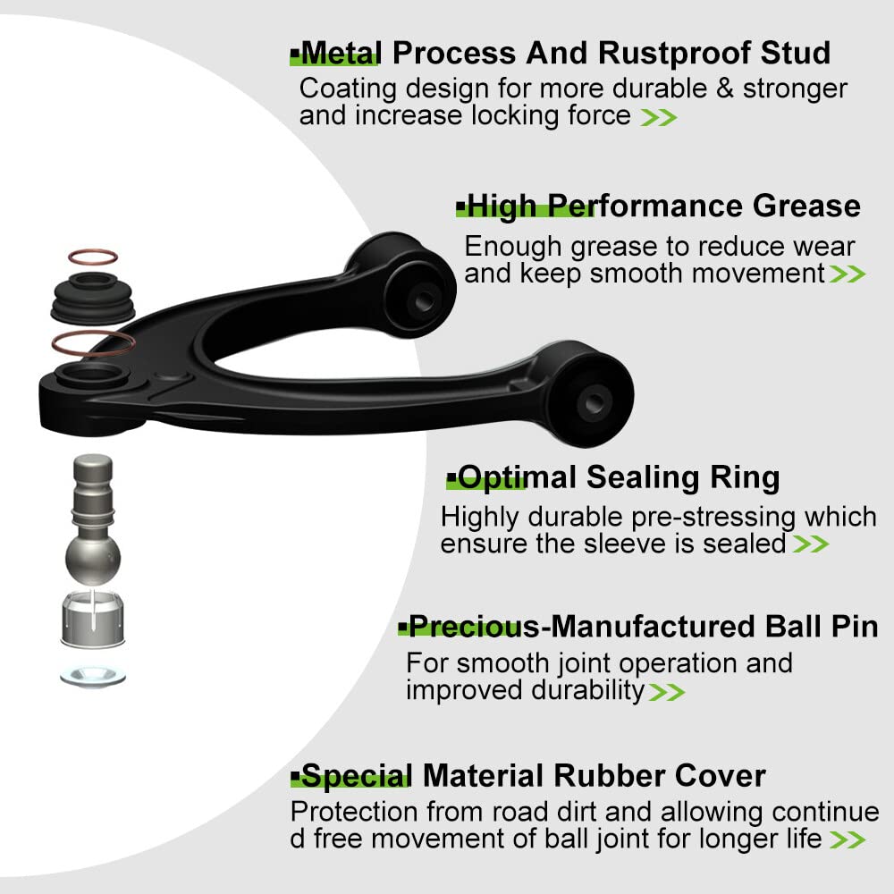 SCITOO 6-Piece Front Suspension Kit with 2.5