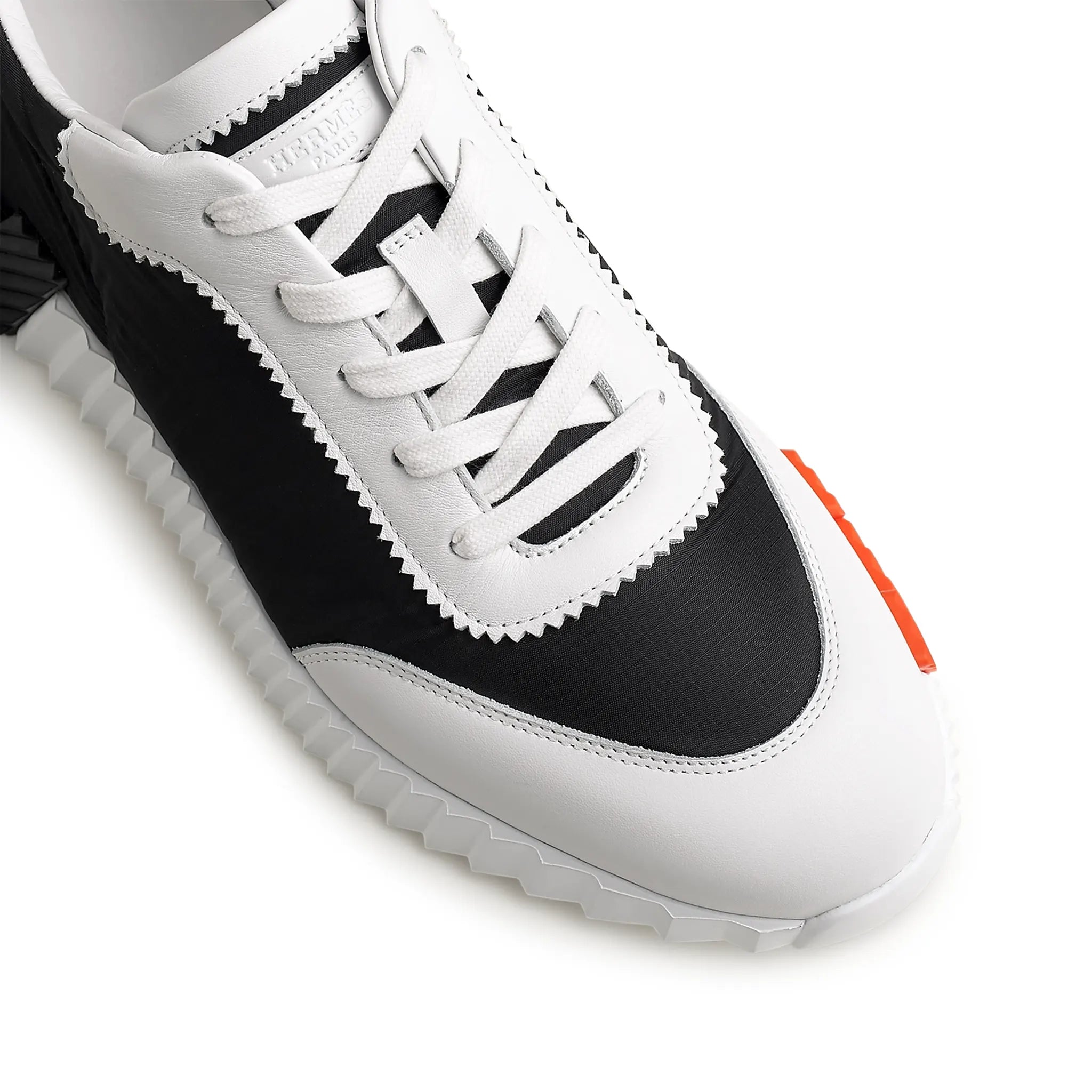 Hermès Paris Ripstop Bouncing Sneakers - Black & White Luxury Athletic Shoes for Men | Comfortable Running & Casual Wear