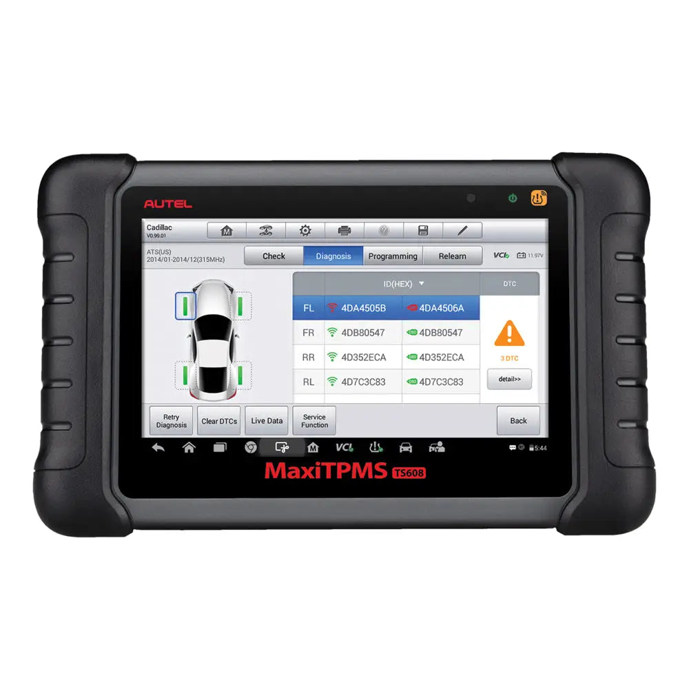 Autel TS608 TPMS Diagnostic Tool with 8 Sensors - Professional Tire Pressure Monitoring System Scanner for Cars & Trucks - Perfect for Auto Shops & DIY Mechanics