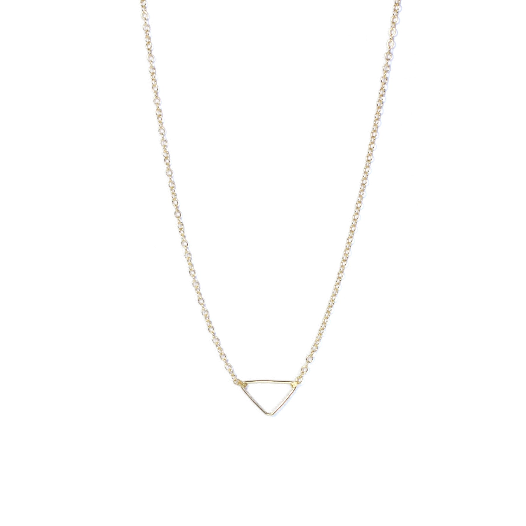 Elegant Triangle Pendant Necklace for Women - Minimalist Geometric Jewelry Gift for Her - Perfect for Everyday Wear, Date Nights & Special Occasions
