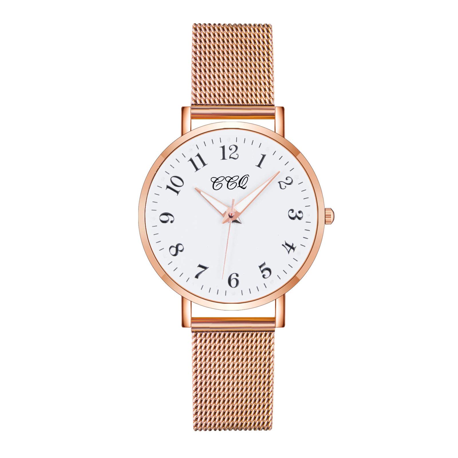 Steel CCQ Popular Quartz Women's Watch - Stainless Steel Fashion Watch Band for Ladies | Perfect for Casual Wear, Office & Everyday Use