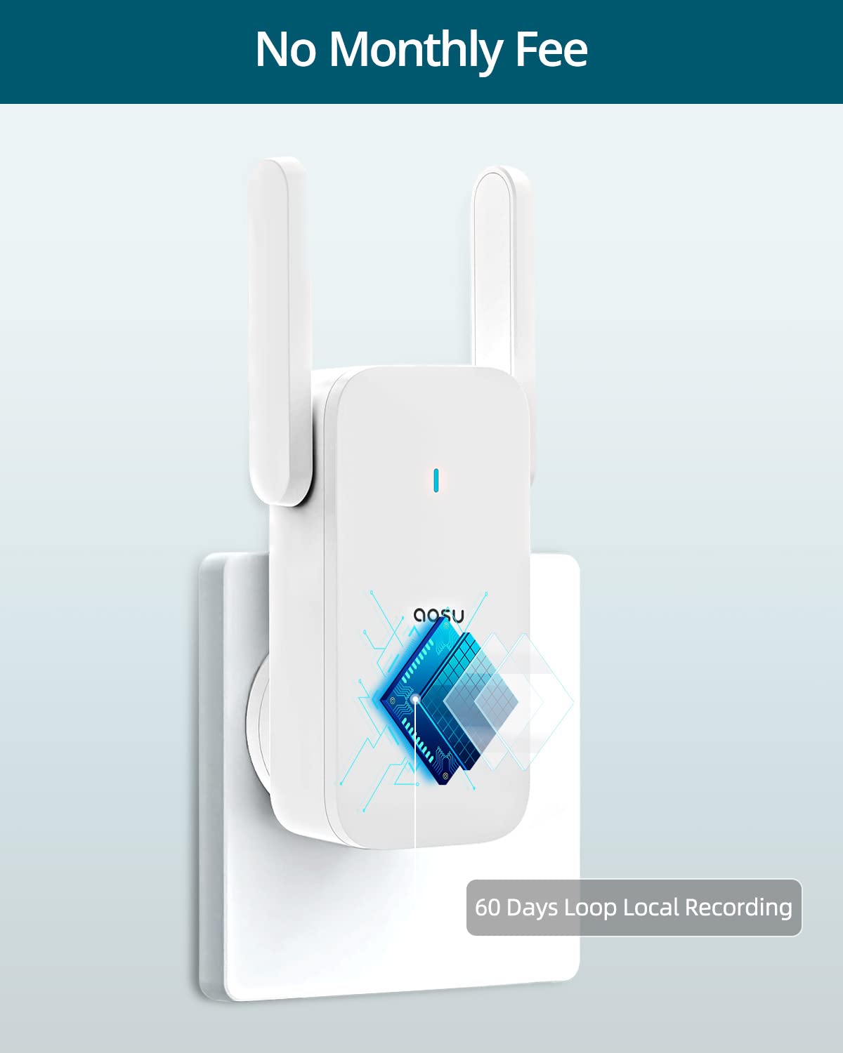 AOSU Wireless Video Doorbell Camera - 5MP Ultra HD, No Monthly Fee, 2.4/5GHz WiFi, Homebase Included, Battery/Wired Power - Works with Alexa & Google Assistant - Perfect for Home Security & Smart Home Integration