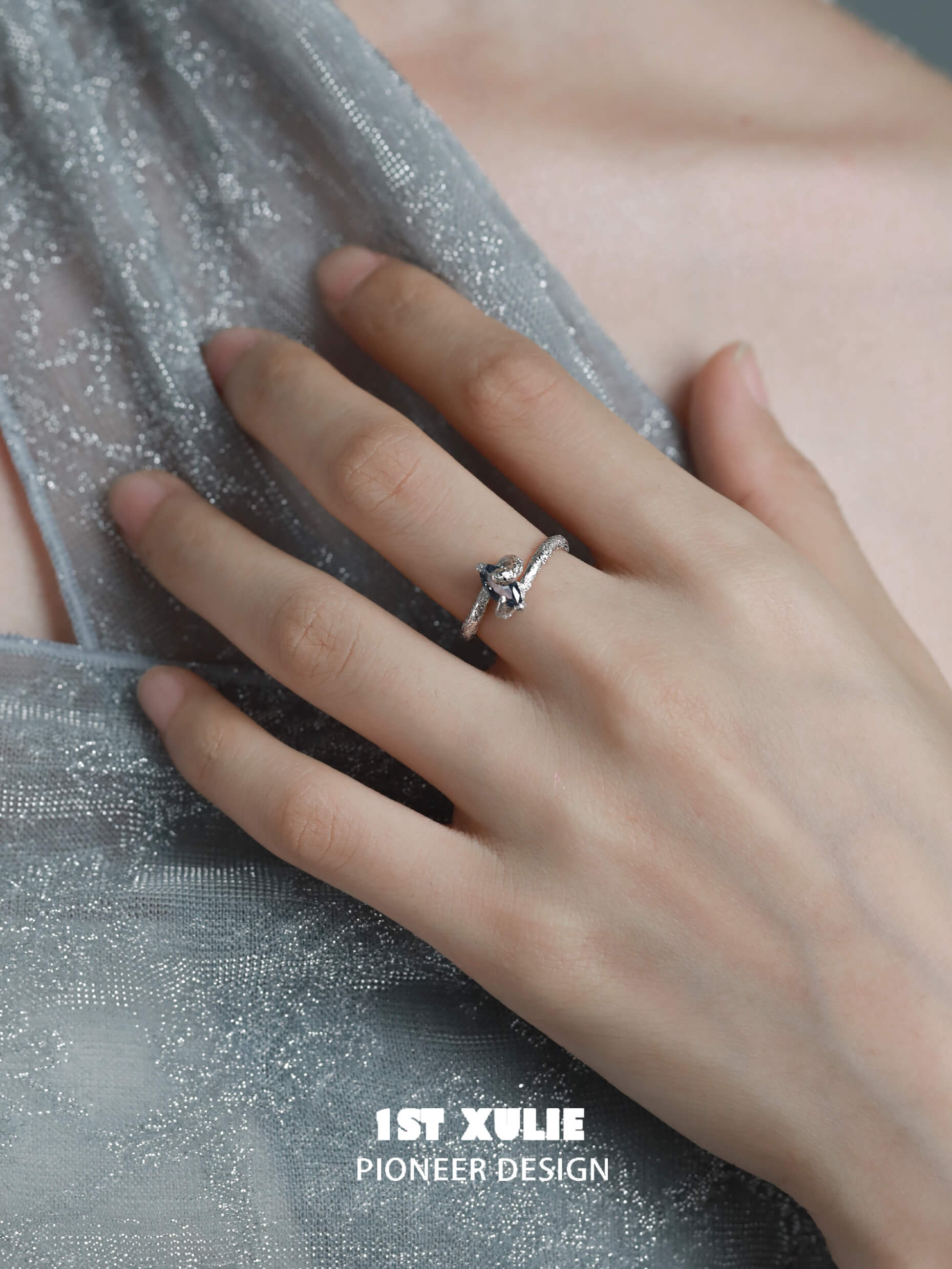 Frozen Serpent Girl S925 Sterling Silver Zircon Ring for Women - Elegant Cubic Zirconia Fashion Jewelry Gift for Birthday, Anniversary & Valentine's Day | Perfect for Parties, Date Nights & Special Occasions