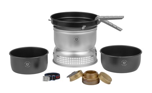 25-Piece 5 QT UL Certified Non-Stick Cookware Set - Perfect for Camping, Hiking & Outdoor Cooking Adventures