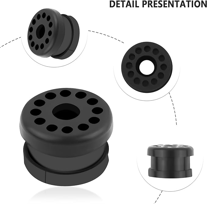 2 PCS Transfer Case Shift Link Bushing Kit with 2 PCS E-Clip - OEM# 68078974AA 68078975AA - Compatible with Dodge Ram - Durable Shift Link Repair Kit for Smooth Gear Shifting - Perfect for Off-Roading & Towing