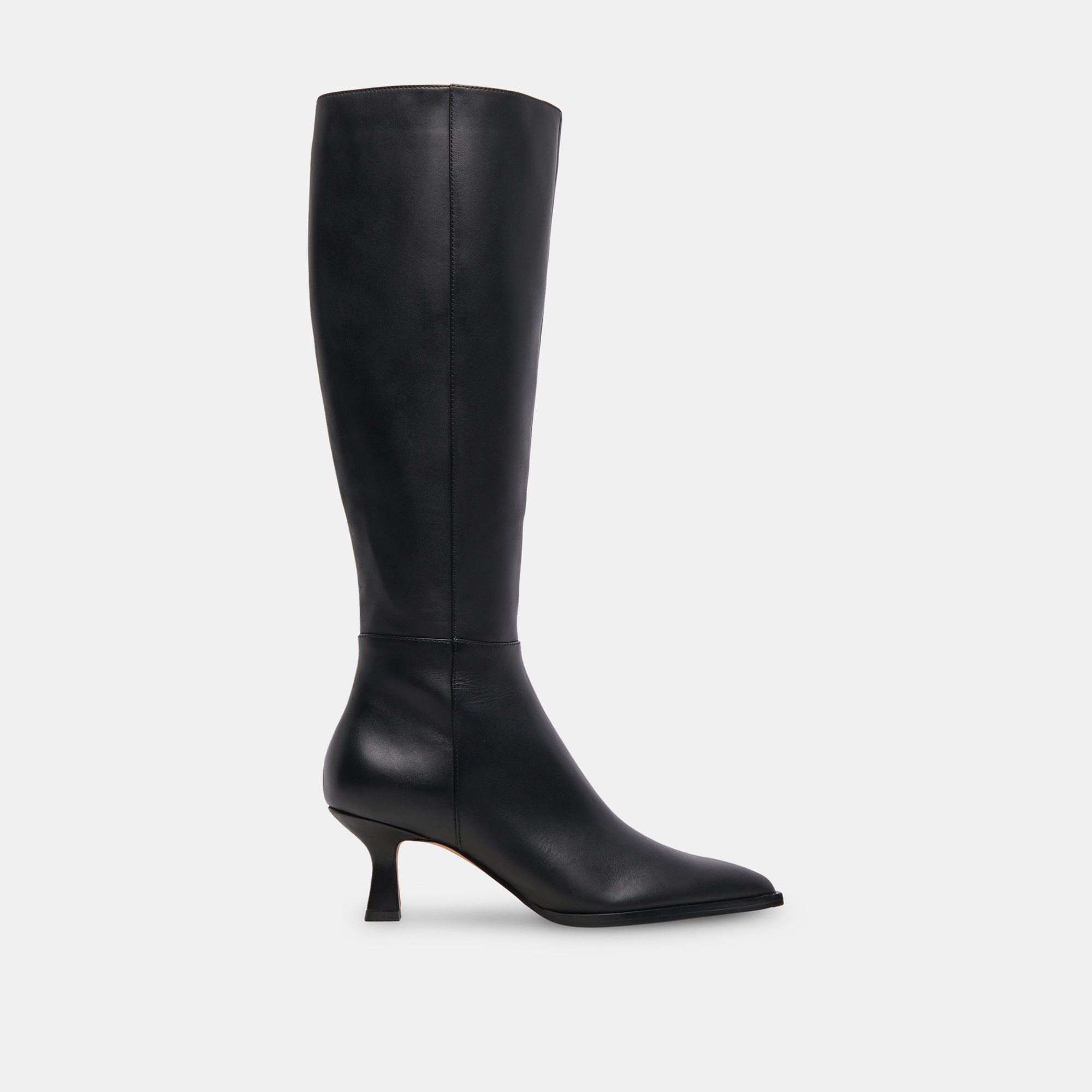 AUGGIE Extra Wide Calf Boots for Women - Genuine Black Leather Comfort Boots for Wide Calves | Perfect for Work, Office, and Casual Wear
