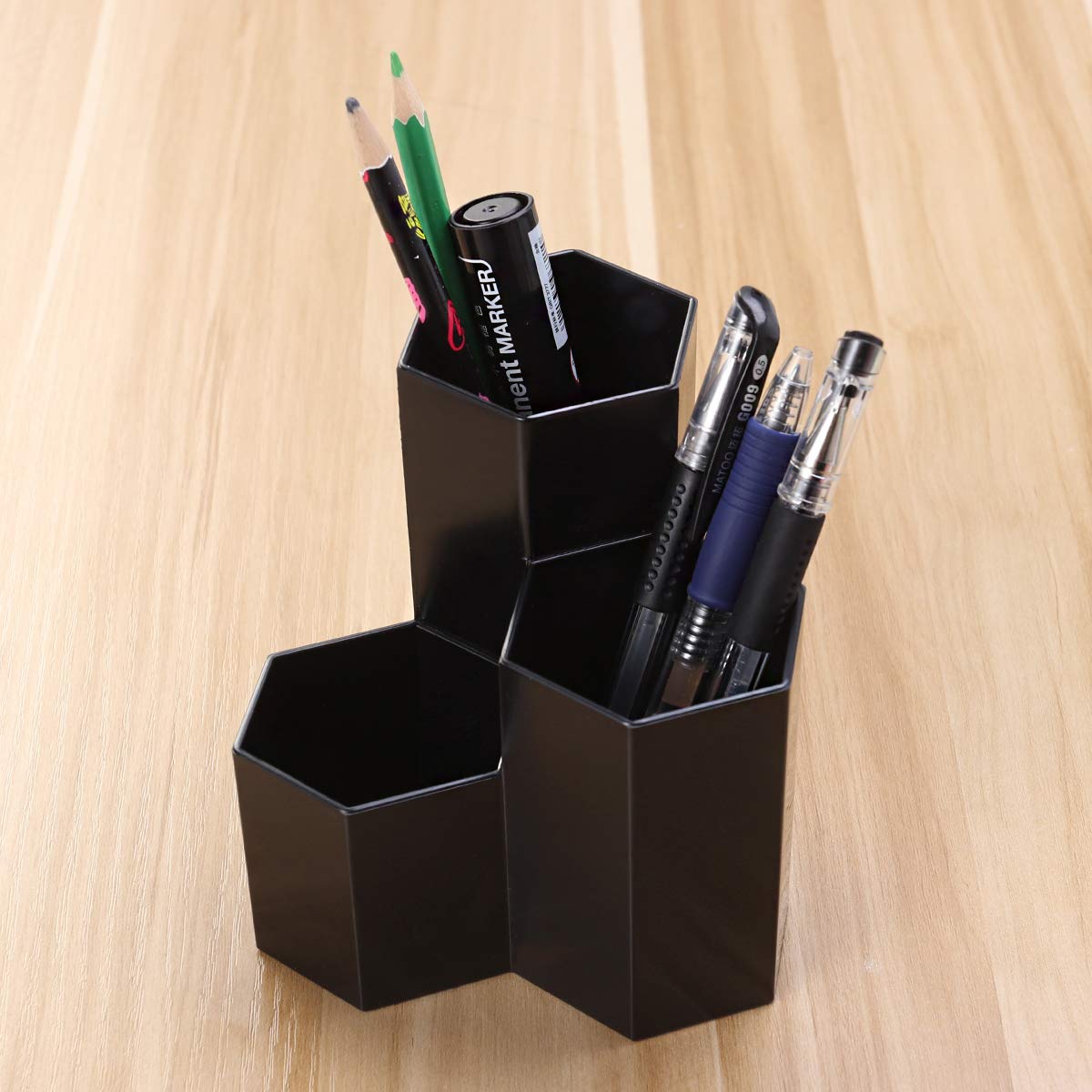 Creative Desktop Pen Holder - Practical Home & Office Storage Organizer for Pens, Pencils, and Stationery - Perfect for Work Desks, Study Tables, and Office Organization