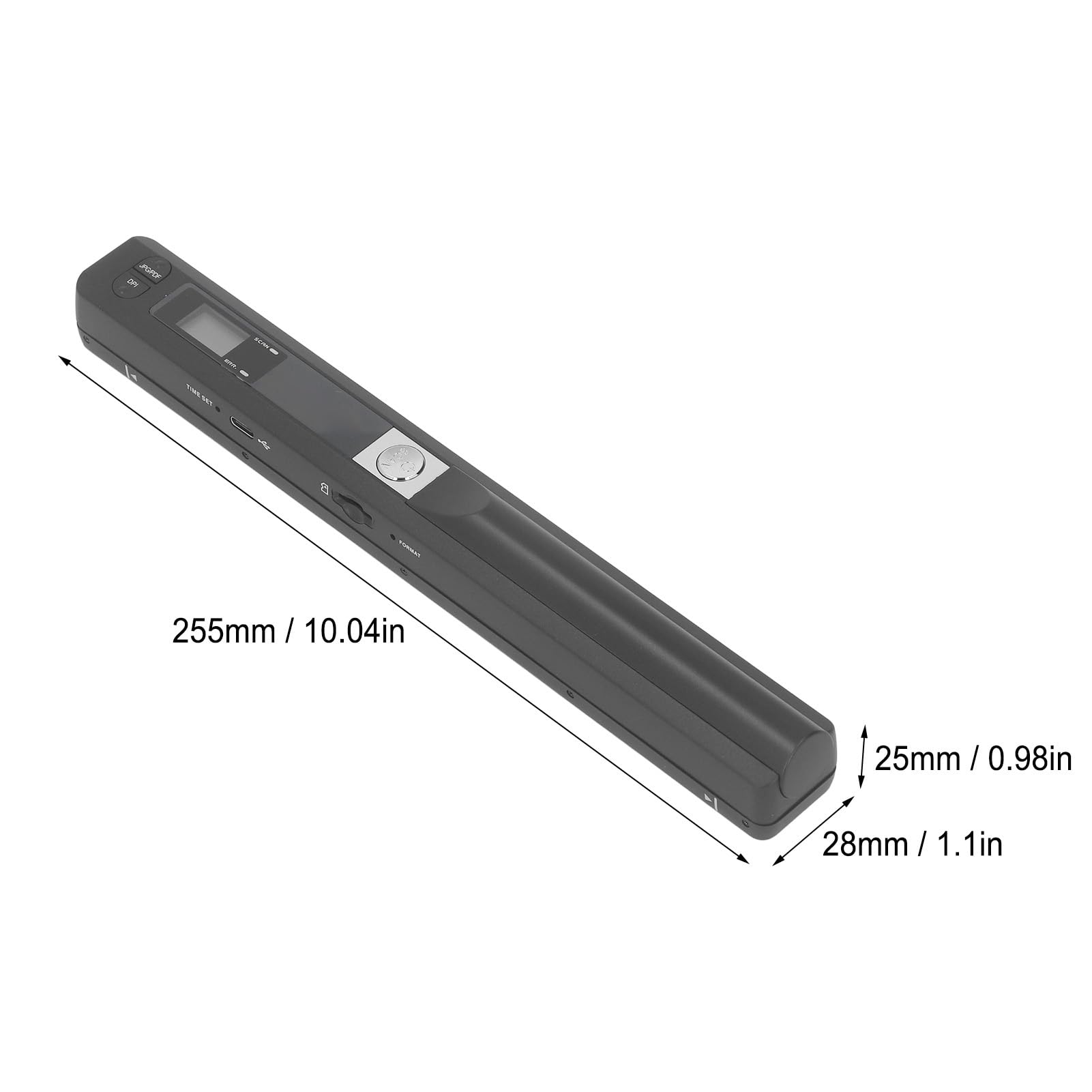 Portable Document Scanner - 900DPI High-Speed Handheld Scanner for A4 Documents, Photos, Receipts & Text | USB Flatbed Scanner for JPG/PDF Formats | Perfect for Office, Travel & Home Organization