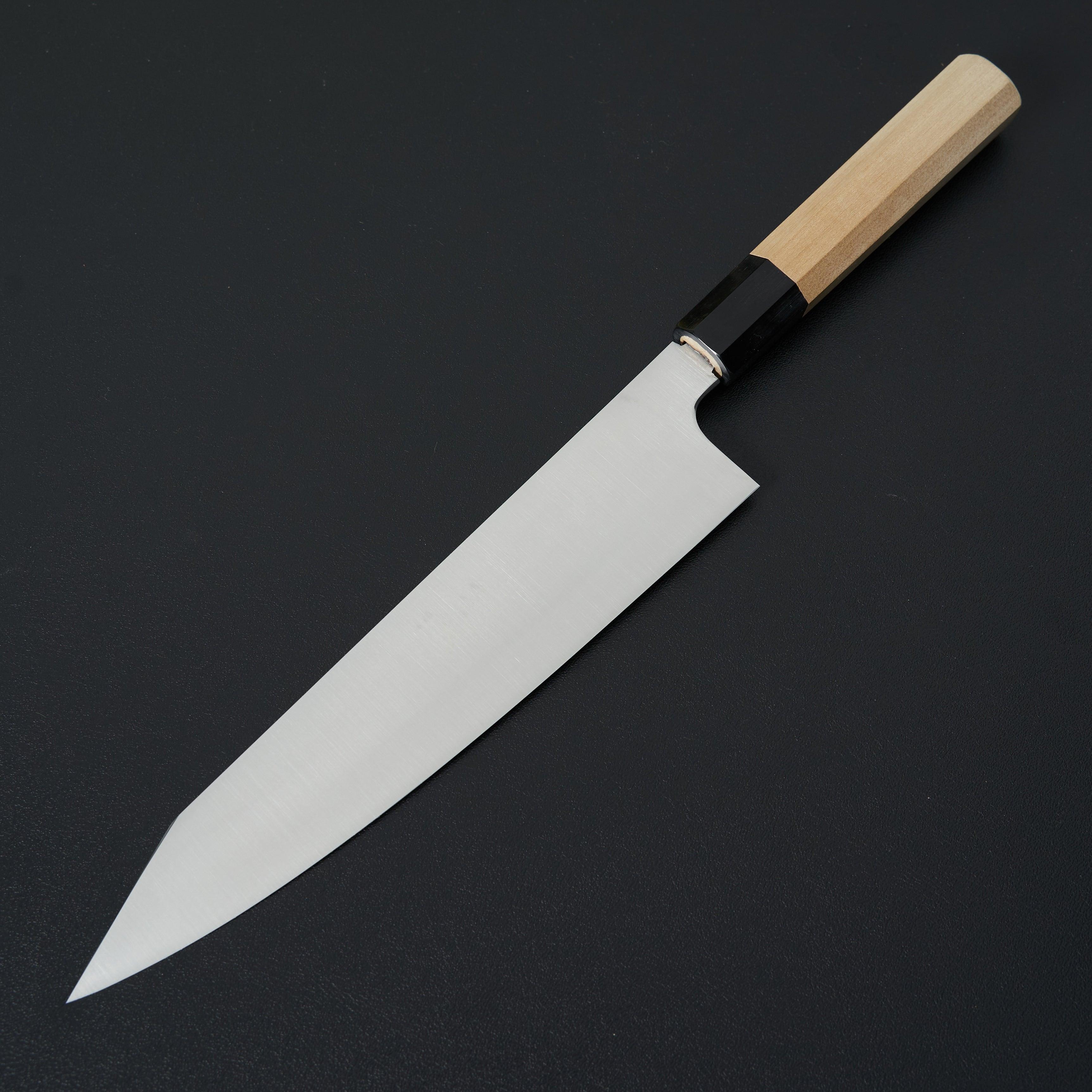 Hitohira FJ VG-10 Kiritsuke Gyuto 240mm Japanese Chef Knife - Ho Wood Wa Handle - Professional Kitchen Knife for Sushi, Vegetables & Meat Cutting