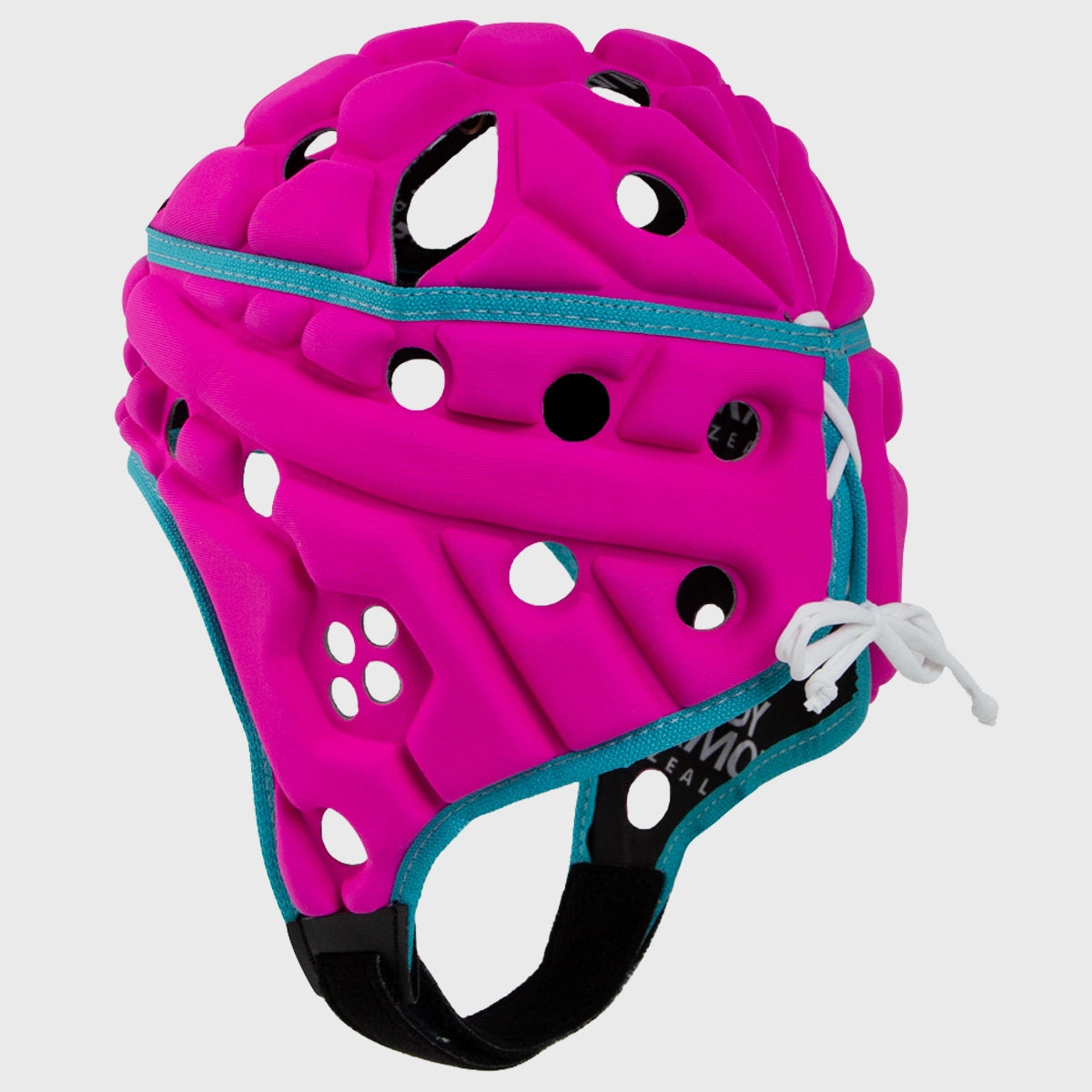 Kids Rugby Headguard - Body Armour Airflow Protective Gear for Youth Sports (Fluoro Pink) | Perfect for Rugby Training, School Sports & Youth Contact Sports Safety