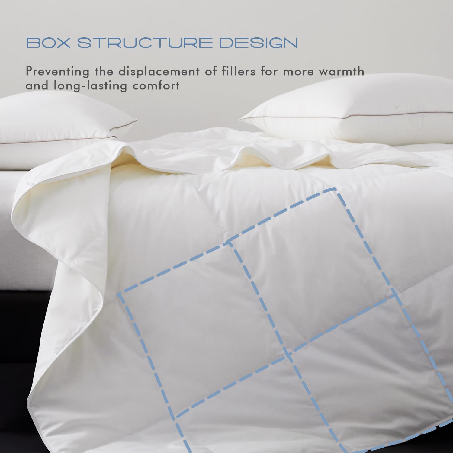 Premium Hotel Collection Feather Down Comforter - Queen Size 90