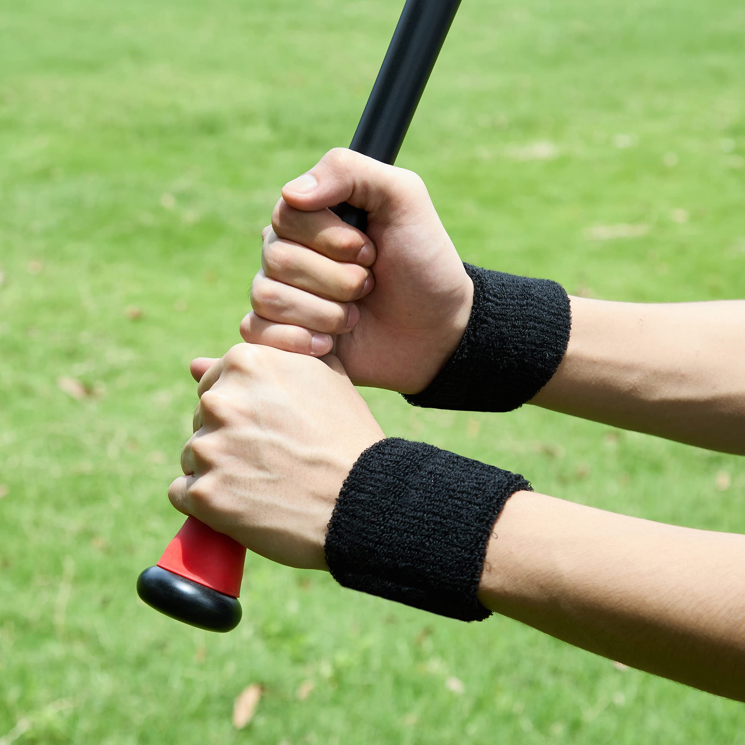 Premium Bat Grip Choke Up Rings - 8 Pack Baseball Training Rings with 2 Wrist Protectors for Better Swing Control & Comfort | Perfect for Baseball, Softball & Batting Practice