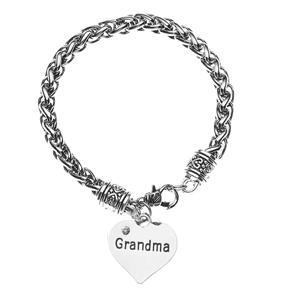 Infinity Symbol Grandma Bracelet - Sterling Silver Charm Bracelet for Grandmothers, Nanas & Moms - Thoughtful Gift for Birthday, Mother's Day & Anniversary - Perfect for Family Reunions & Special Occasions