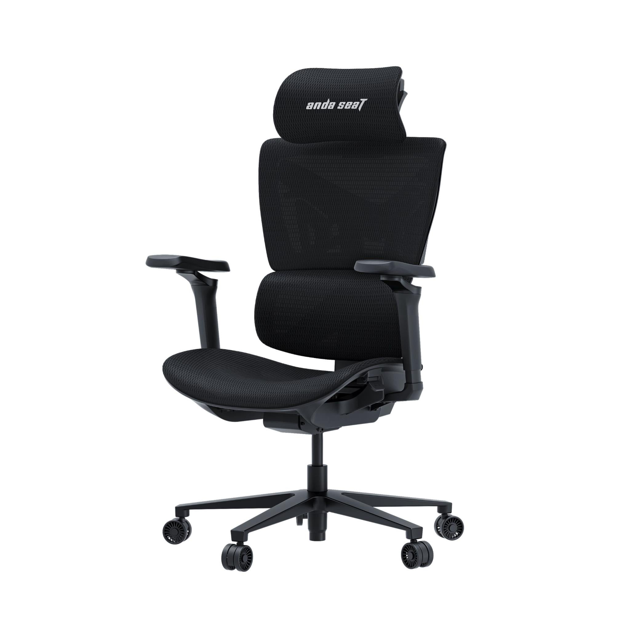 Anda Seat X Air Pro Ergonomic Mesh Gaming Chair - Space Black | Breathable High Back Office Chair for PC, Console & Streaming Gamers