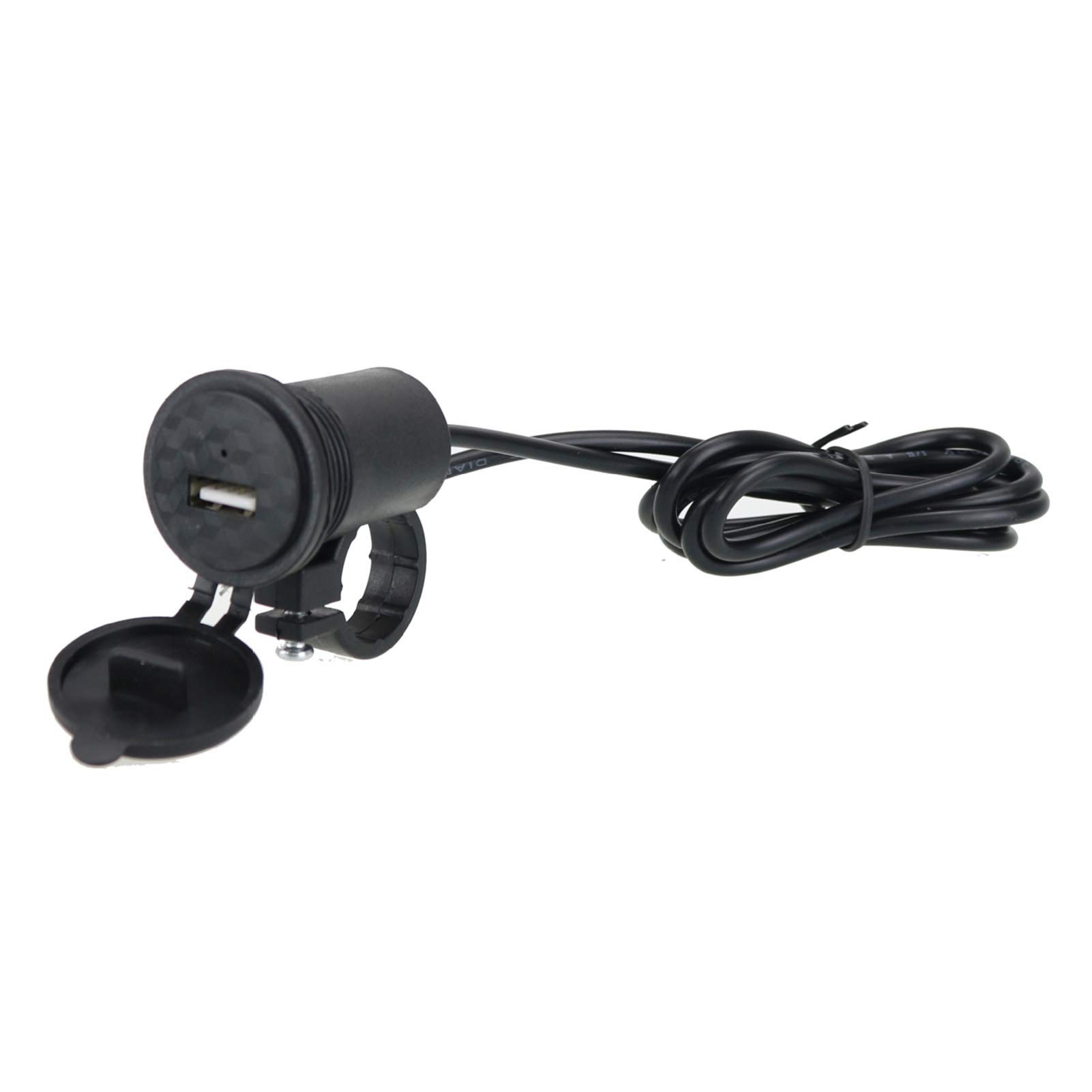 LINASHI Waterproof Motorcycle USB Charger - Single Port Fast Charging Adapter for Motorbikes & ATVs | Perfect for Road Trips, Commuting & Outdoor Adventures