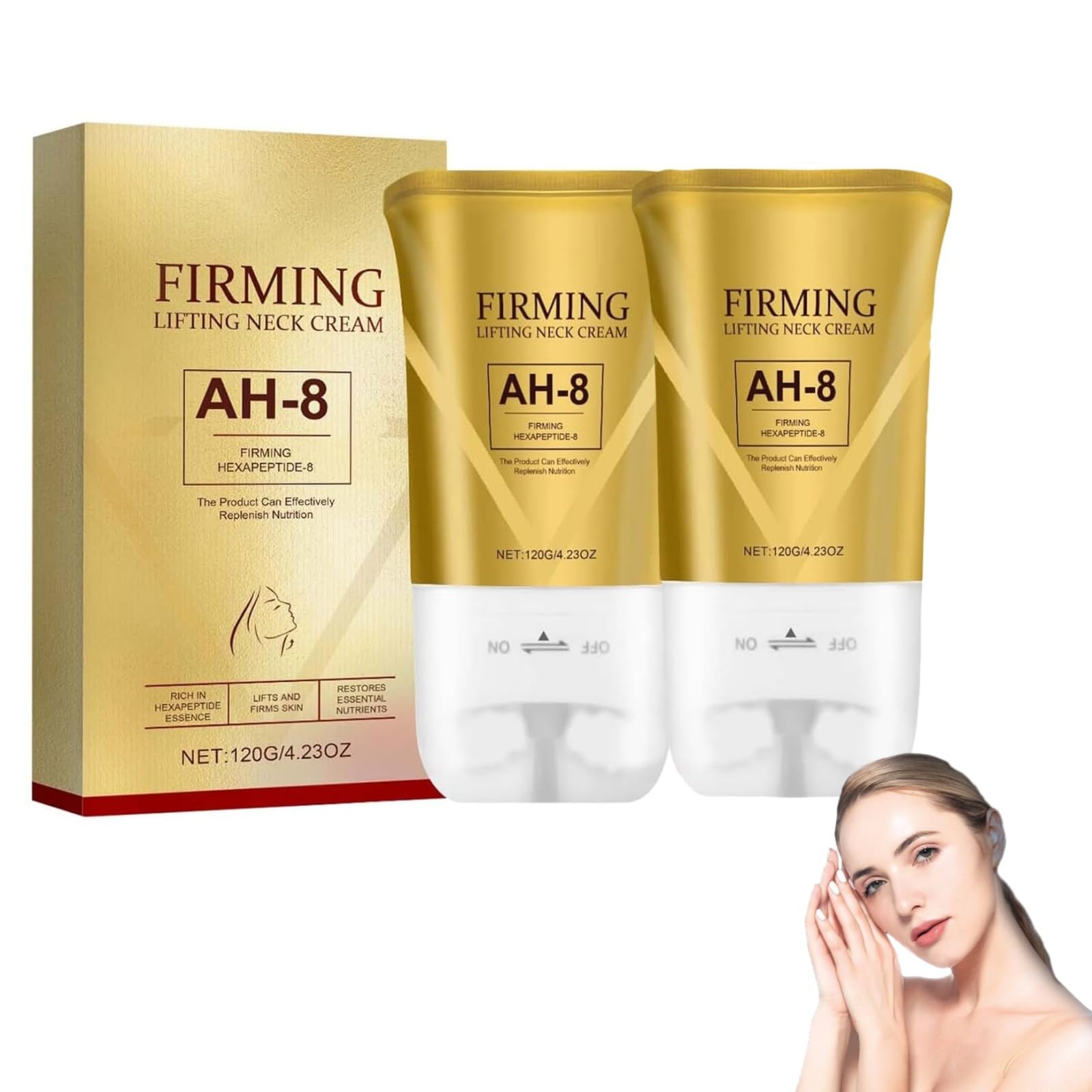 Firming Neck Cream for Sagging Skin - Tighten & Lift - Moisturizing Body Care for Daily Use
