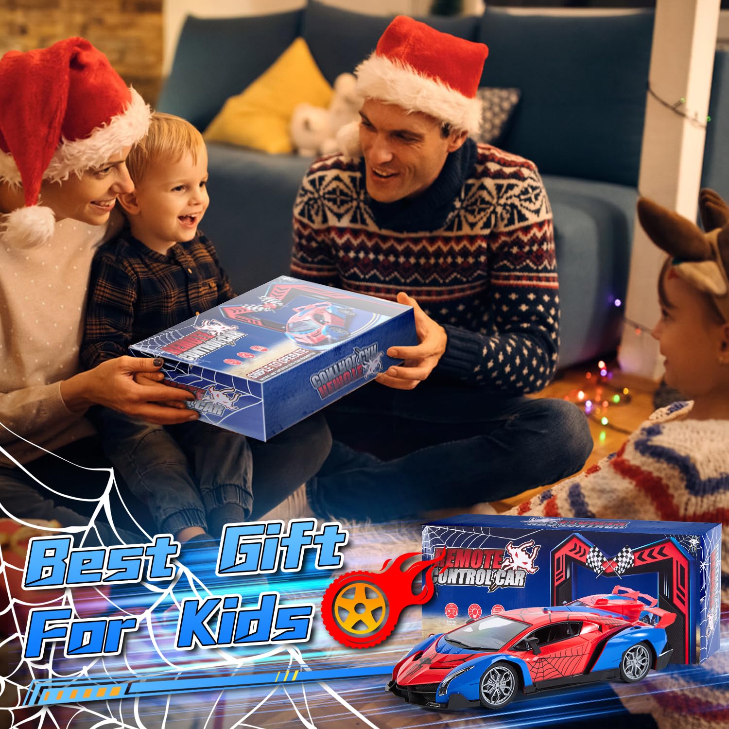 Best Remote Control RC Cars for Kids Ages 3-12 - Fast Electric Toy Cars for Boys & Girls - Durable Off-Road Vehicles with 2.4GHz Remote - Perfect Birthday Gifts for Toddlers & Children - Indoor & Outdoor Play, Racing & Adventure Fun