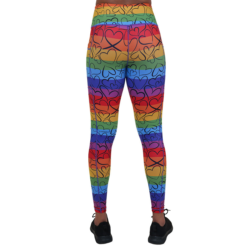 True Colors Leggings - High Waist Yoga Pants for Women, Soft & Stretchy Workout Leggings - Perfect for Yoga, Gym, Running & Lounge Wear