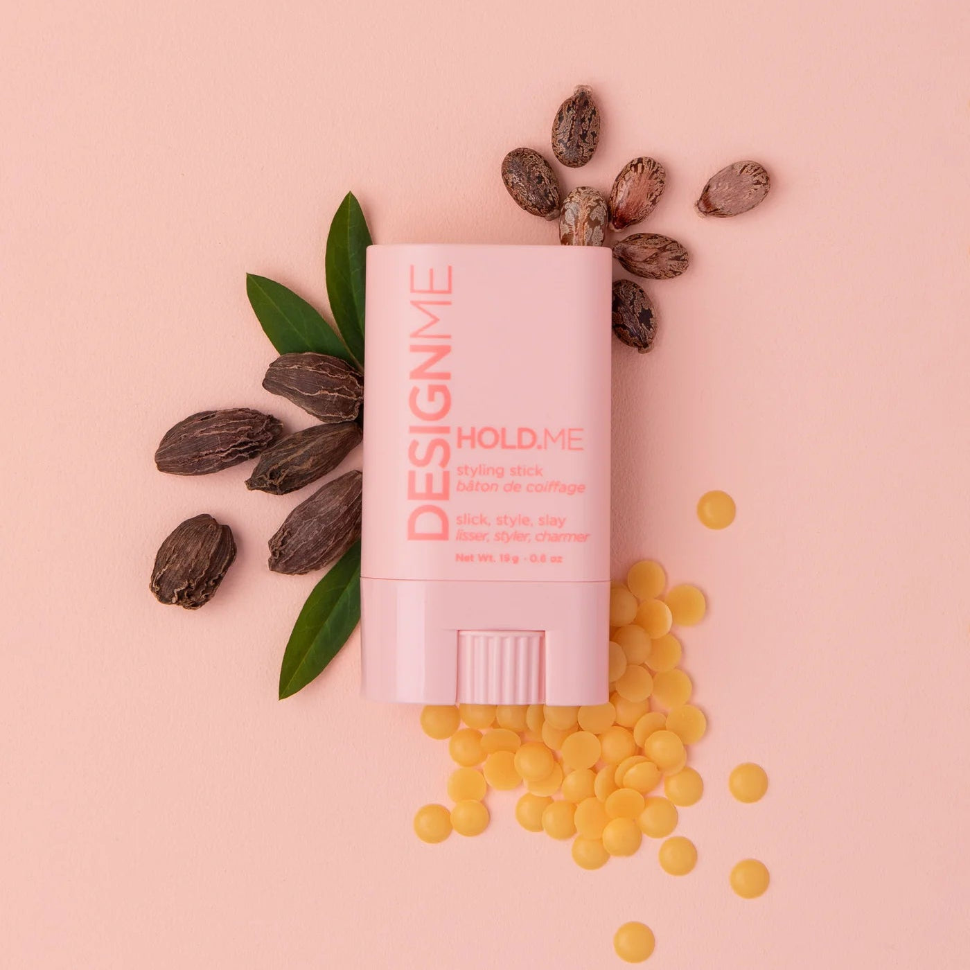 Design Me Hold Me Styling Stick - Strong Hold Hair Styling Wax for Men & Women - Perfect for Updos, Ponytails & Creative Hairstyles