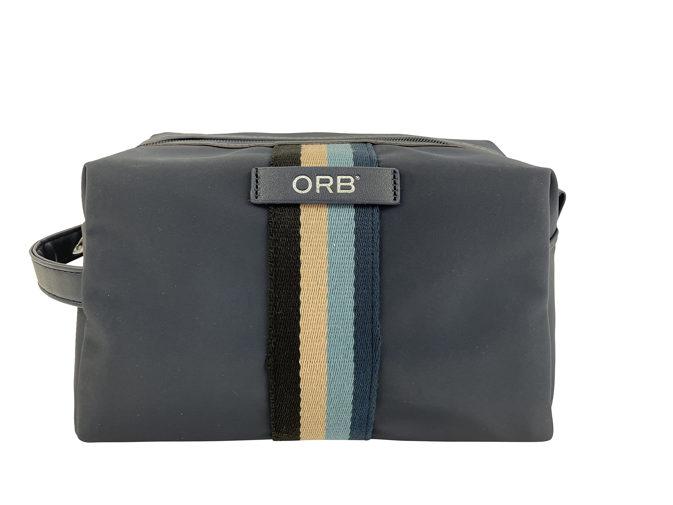 ORB Style Toiletry Bag for Men - Medium Size Travel Cosmetic Organizer - Navy Blue (TB301NV) - Perfect for Gym, Business Trips & Weekend Getaways