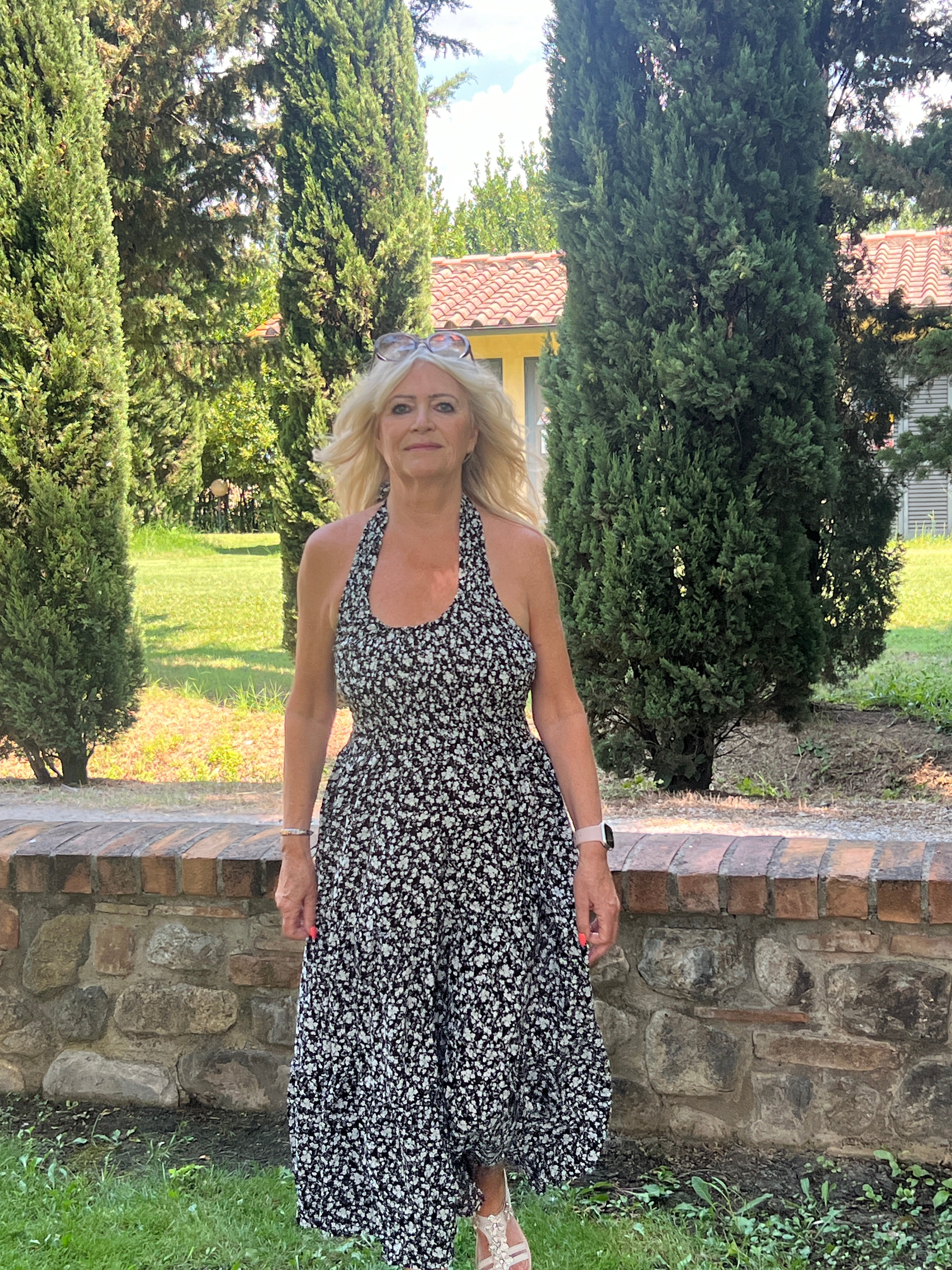 Lysandra Floral Print Black Dress for Women - Elegant Summer Party, Wedding Guest & Casual Outfit
