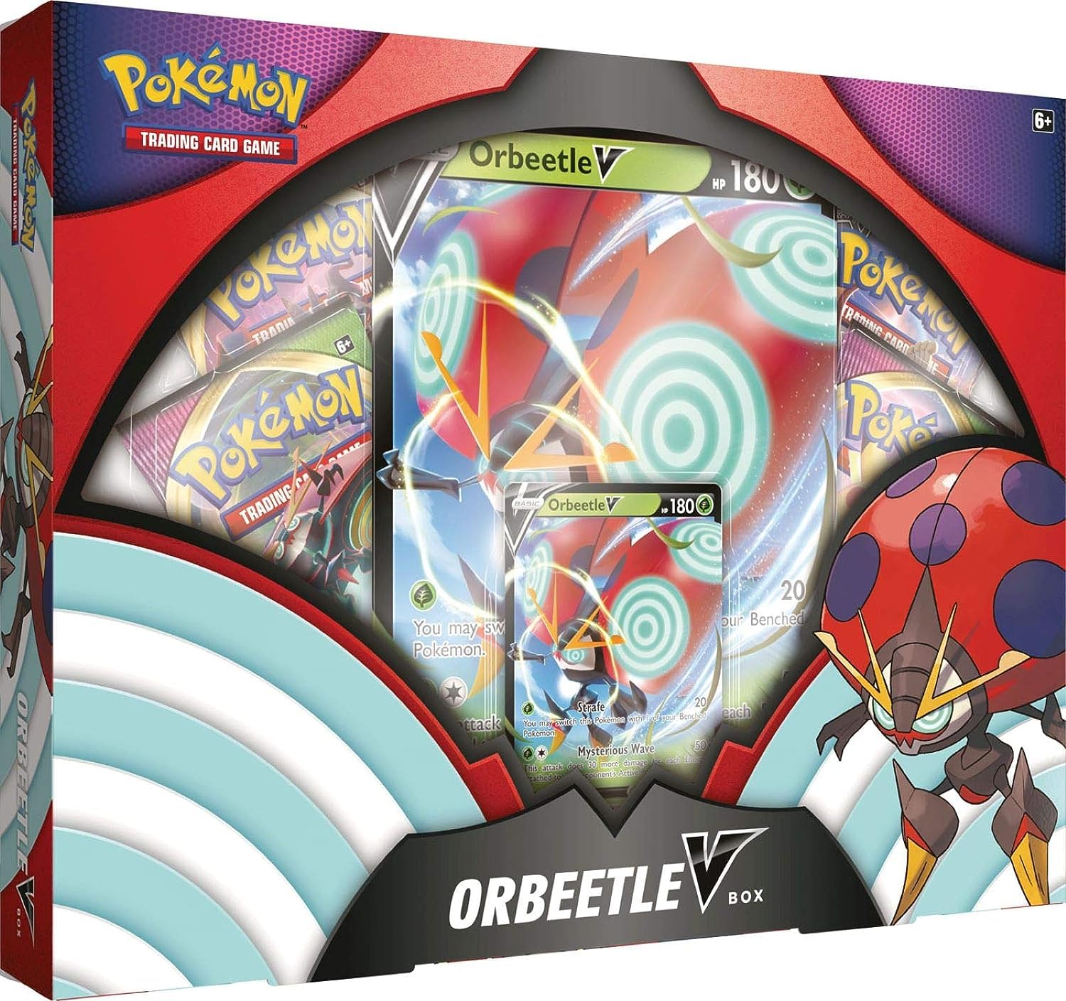Pokemon TCG: Orbeetle V Box - Collectible Trading Card Game Set with Booster Packs & Promo Card | Perfect for Pokemon Fans, Card Collectors, and Competitive Players