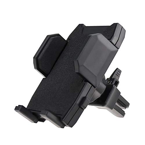 Simpli City Universal Adjustable Car Air Vent Phone Mount Holder - Compatible with iPhone, Samsung, Google Pixel & Most Smartphones - Secure Hands-Free Driving Accessory for GPS Navigation & Music Control (Black)