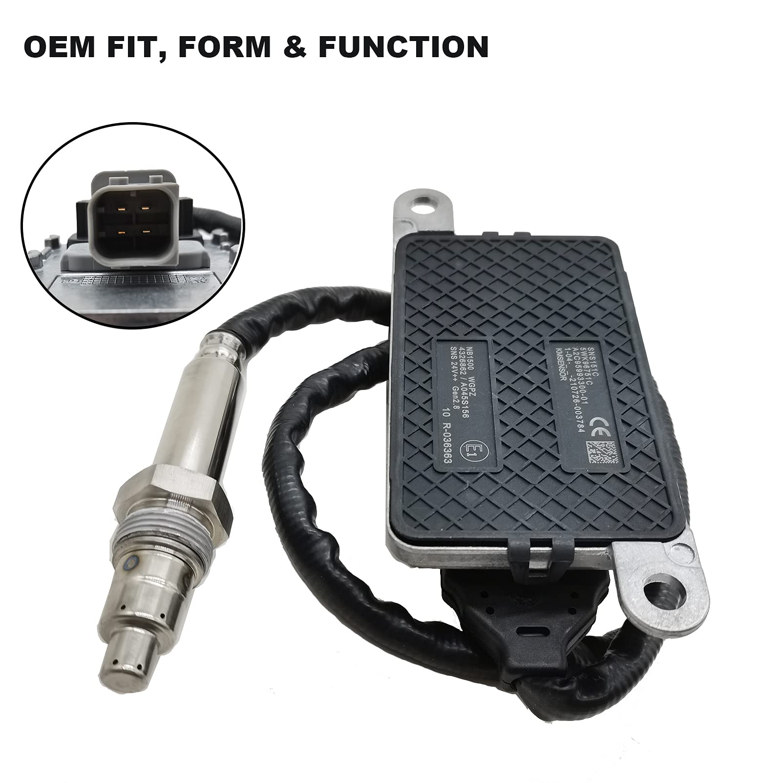 5WK9 6751C NOX Sensor Replacement for Cummins 4326862 4326862RX - Nitrogen Oxide Sensor for Diesel Engines, Heavy Duty Trucks & Industrial Equipment
