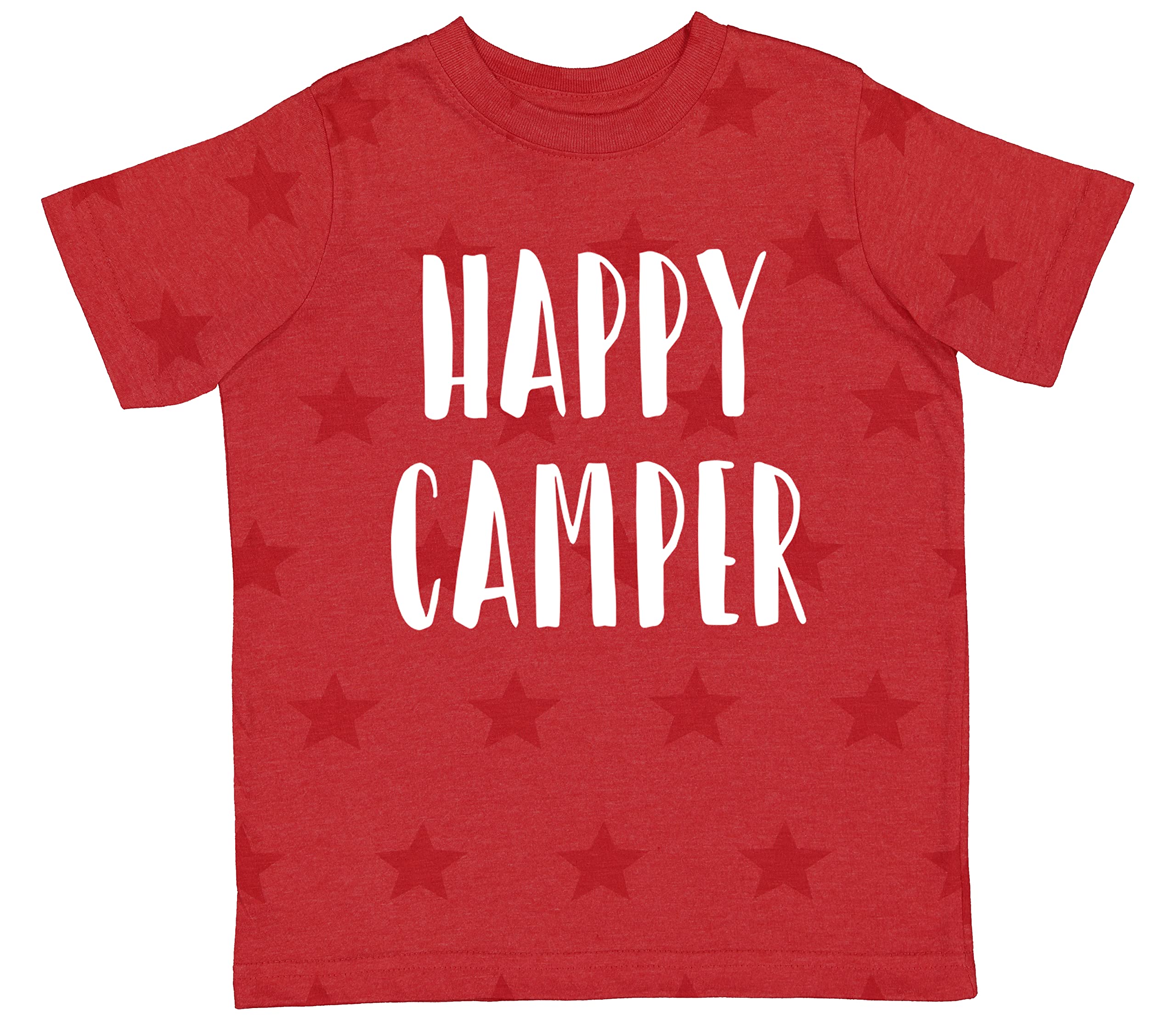 Happy Camper Kids T-Shirt - Outdoor Camping Tee for Boys & Girls | Fun Camping Apparel for Summer Adventures & Nature Exploration