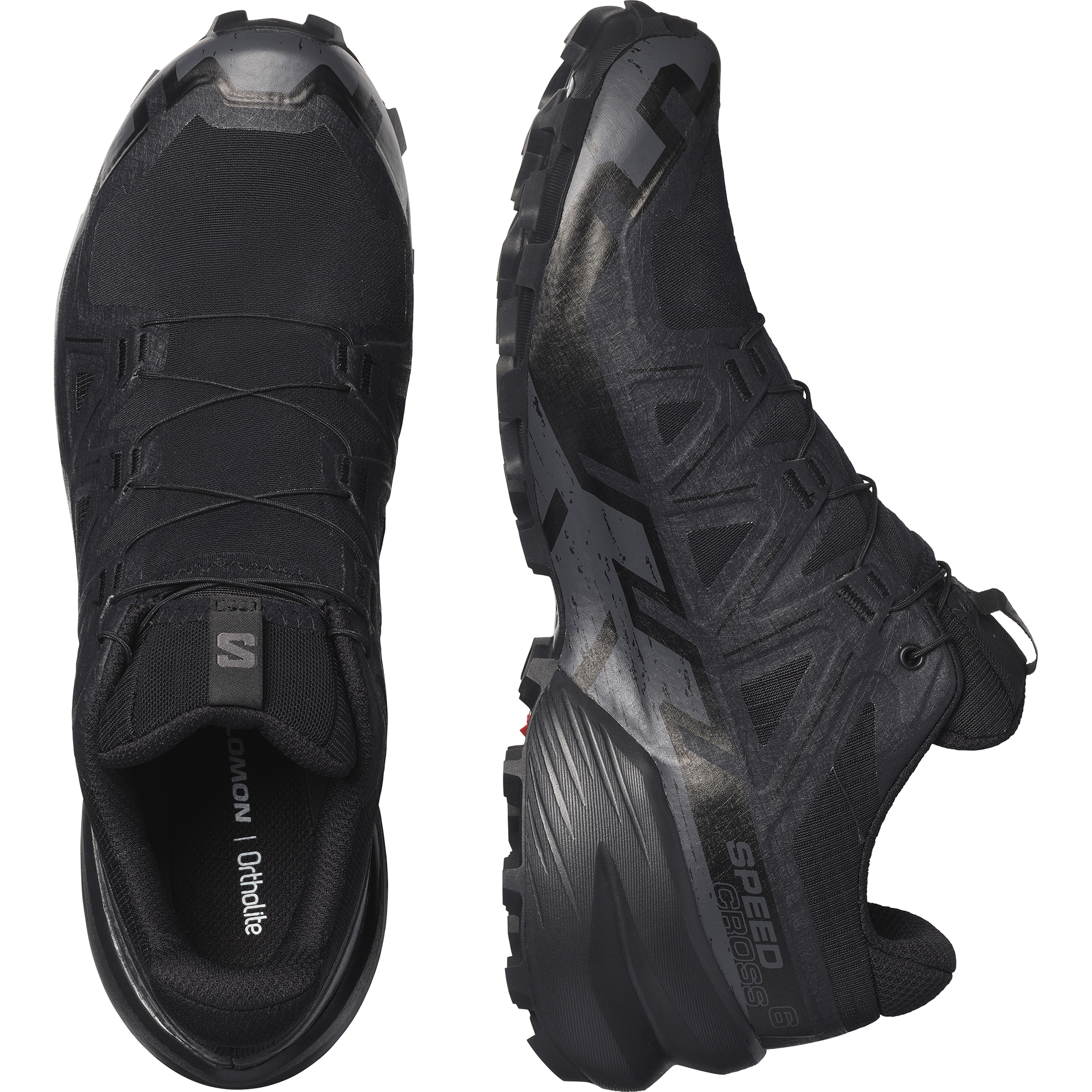 Men's Speedcross 6 GTX Trail Running Shoes - Waterproof Black/Phantom for Hiking & Outdoor Adventures