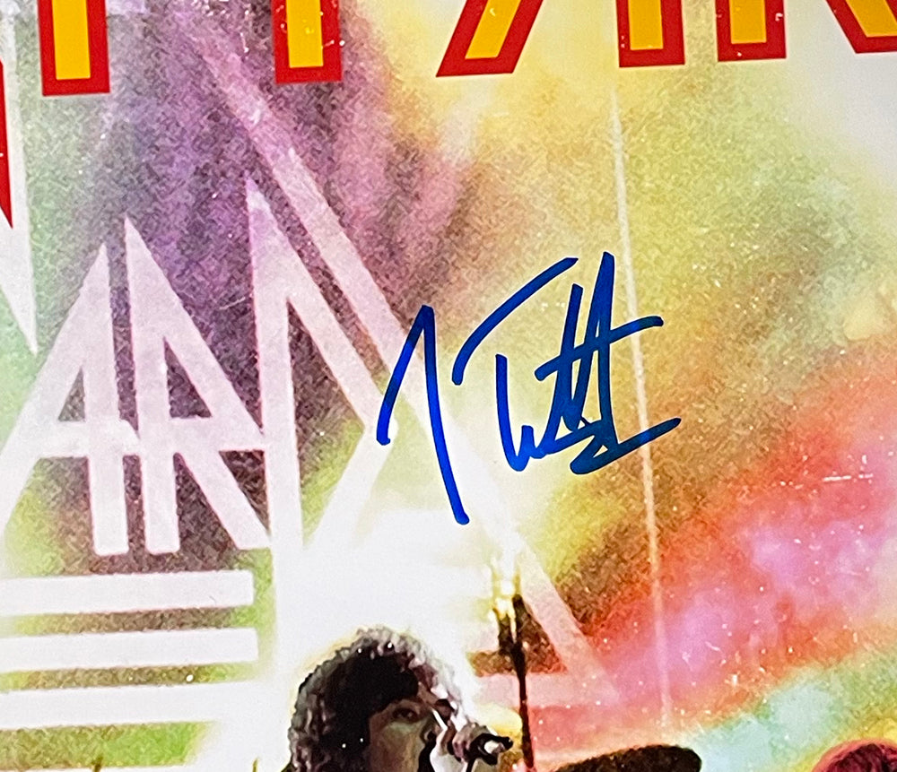 Joe Elliott Autographed 11x14 Def Leppard Live Concert Photo with JSA Certificate - Perfect for Rock Music Fans, Collectors, and Home Decor