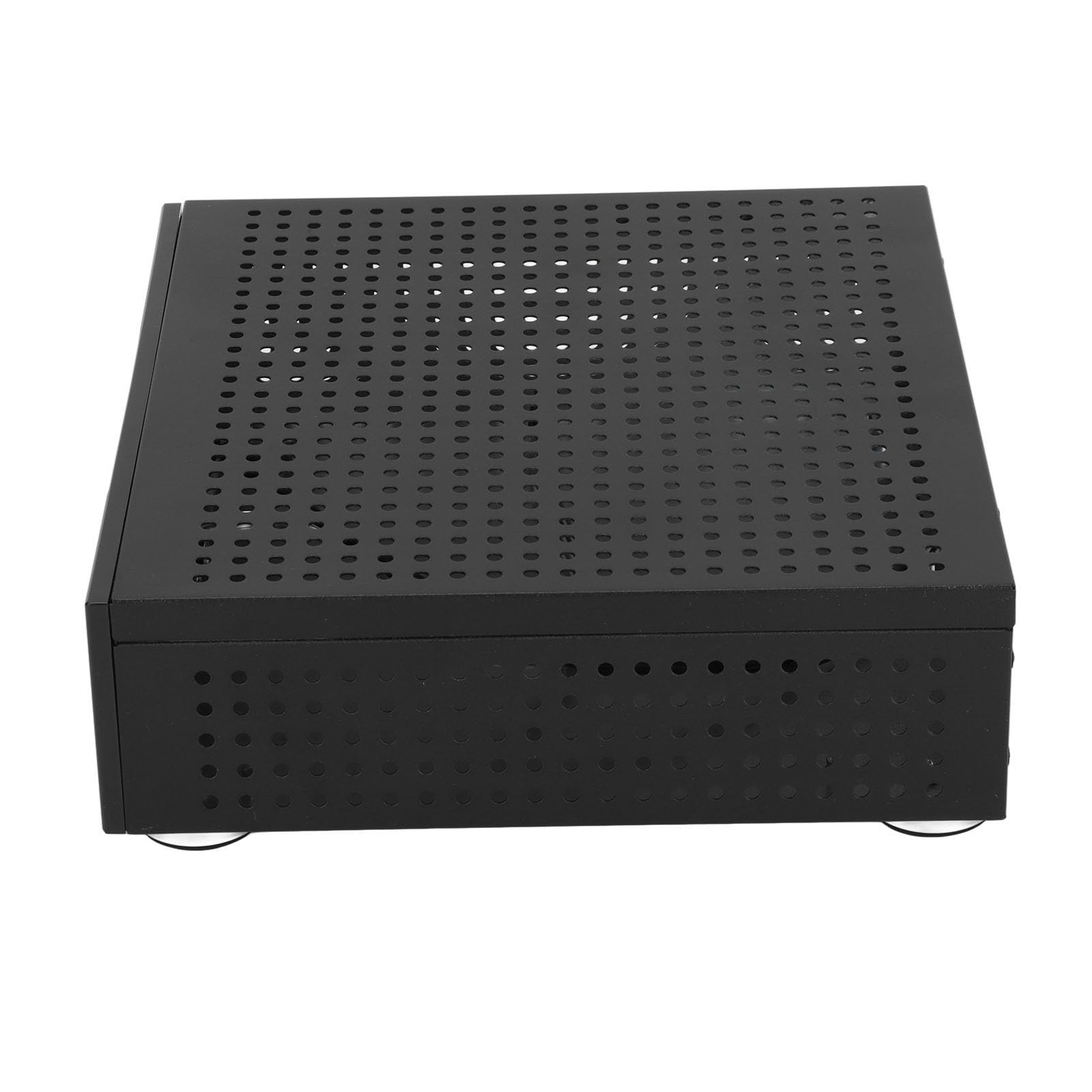 Compact Mini HTPC Computer Case - High-Performance Desktop PC Chassis with Excellent Heat Dissipation for Home Theater, Video Editing & Self-Service Terminals - Perfect for Gaming, Office & Entertainment Setup