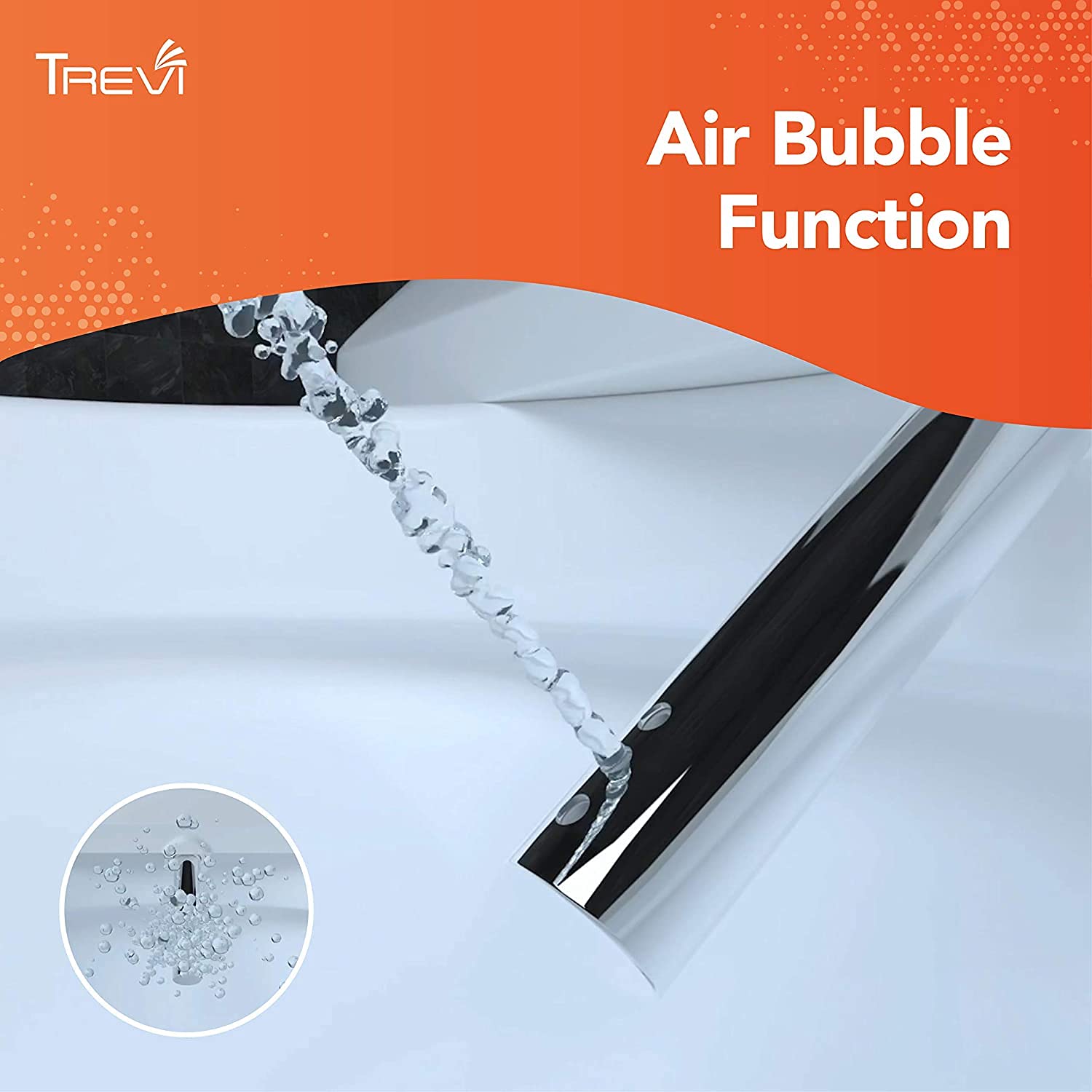 Premium TREVI Bidet Toilet Seat - Elongated White with Warm Air Dryer, Dual Nozzle Wash & Self-Cleaning | Stainless Steel Nozzle with Oscillation & Pulse | Made in Korea AB210 | Perfect for Modern Bathrooms, Elderly Care & Hygienic Living