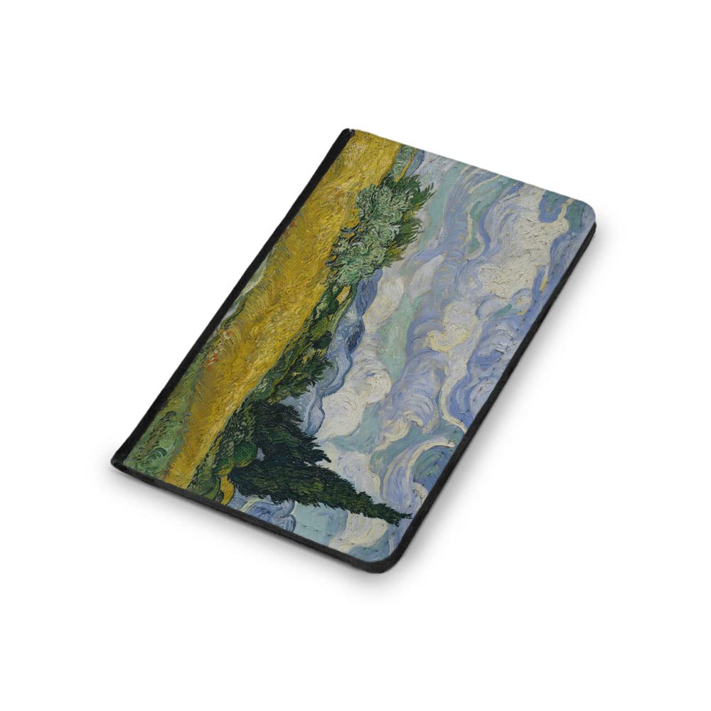 Van Gogh Wheatfield Wallet - Travel Passport Holder for Organizing IDs & Itinerary